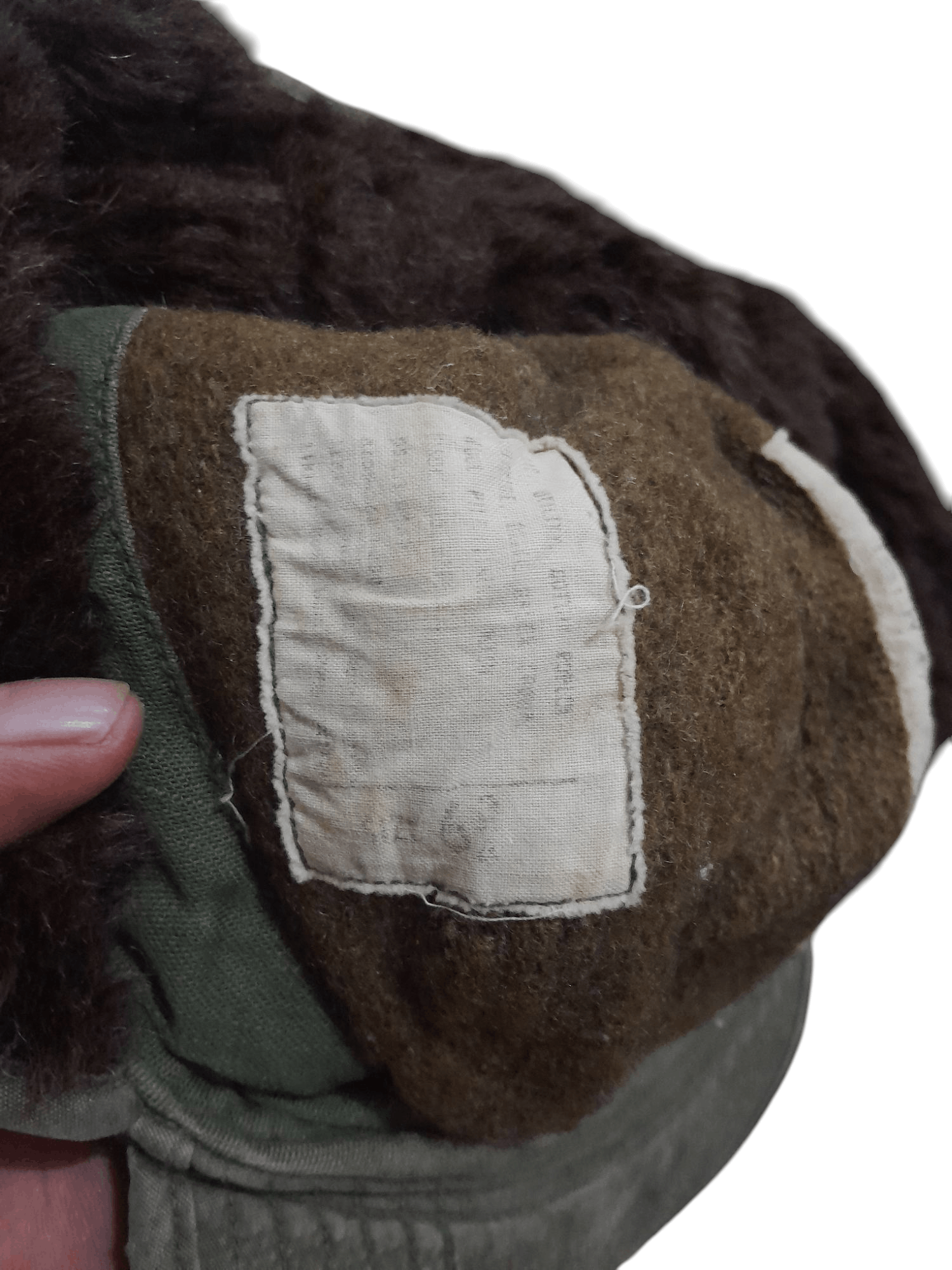 Vintage Vintage military aviator pile m51 poplin hat Size 34 - 4 Thumbnail