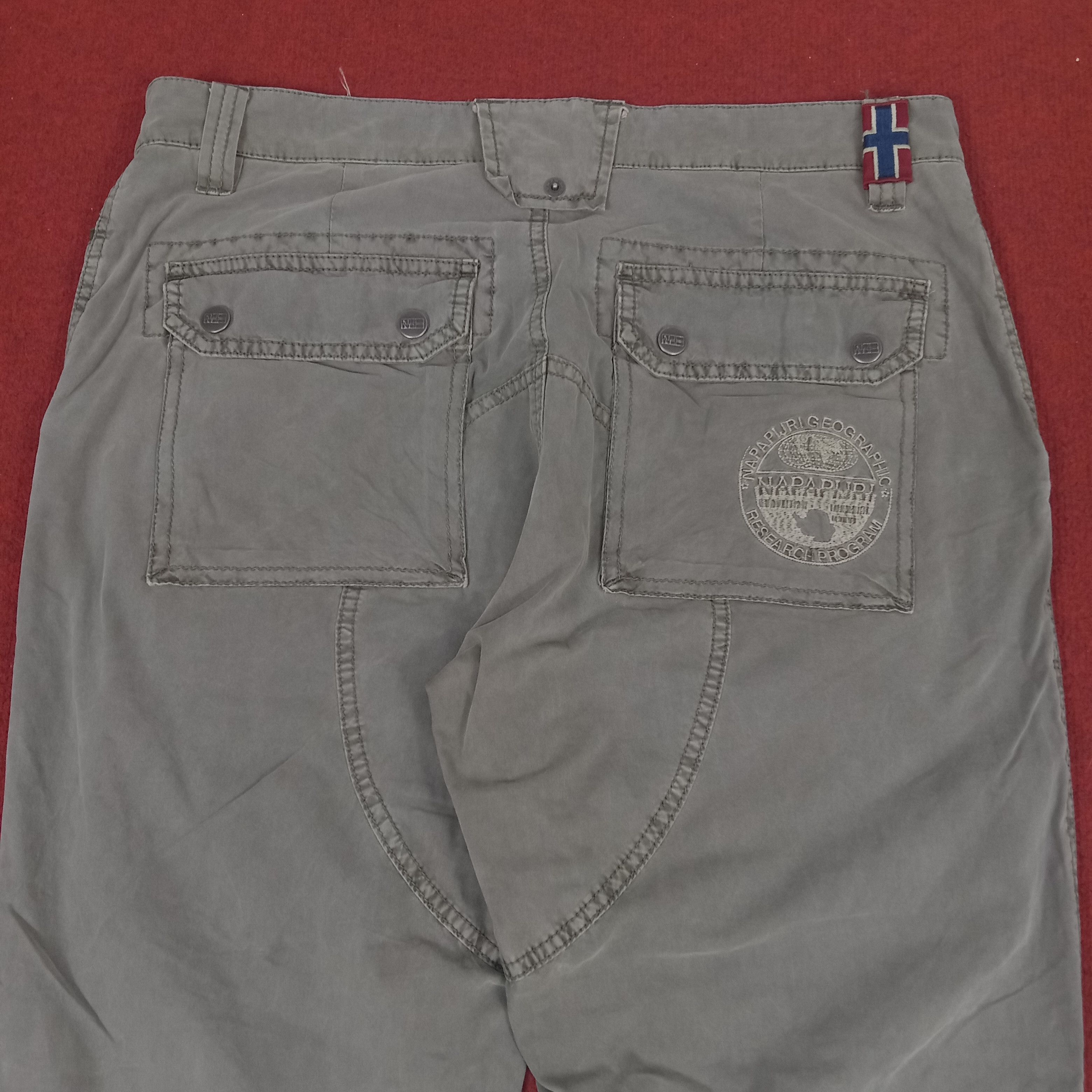 Napapijri × Vintage Napapijri Outdoor Style Rare Nice Design Pants Size US 34 / EU 50 - 5 Thumbnail