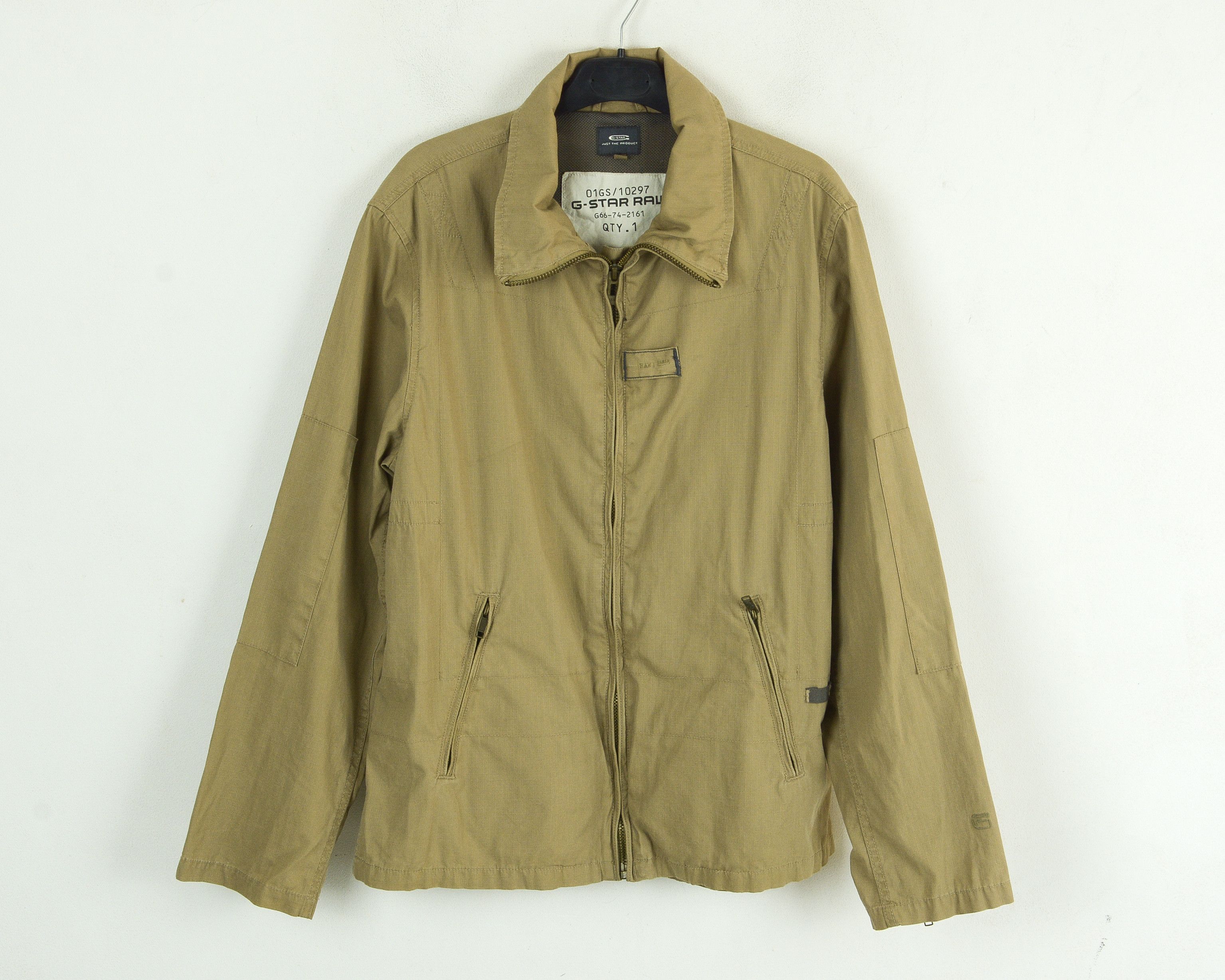 G-Star Field Jacket M 100% Cotton Casual Zip Up Coat Bomber Fall Size US M / EU 48-50 / 2 - 1 Thumbnail