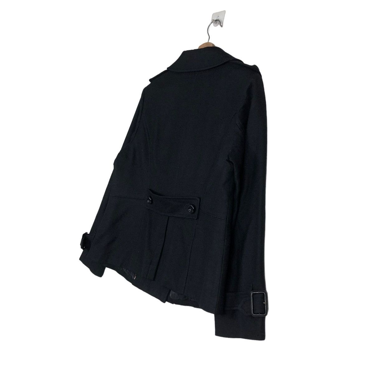 Burberry 🔥VINTAGE CROPPED BIKER JACKET BURBERRY LNDON DOUBLE BREAST Size M / US 6-8 / IT 42-44 - 10 Thumbnail