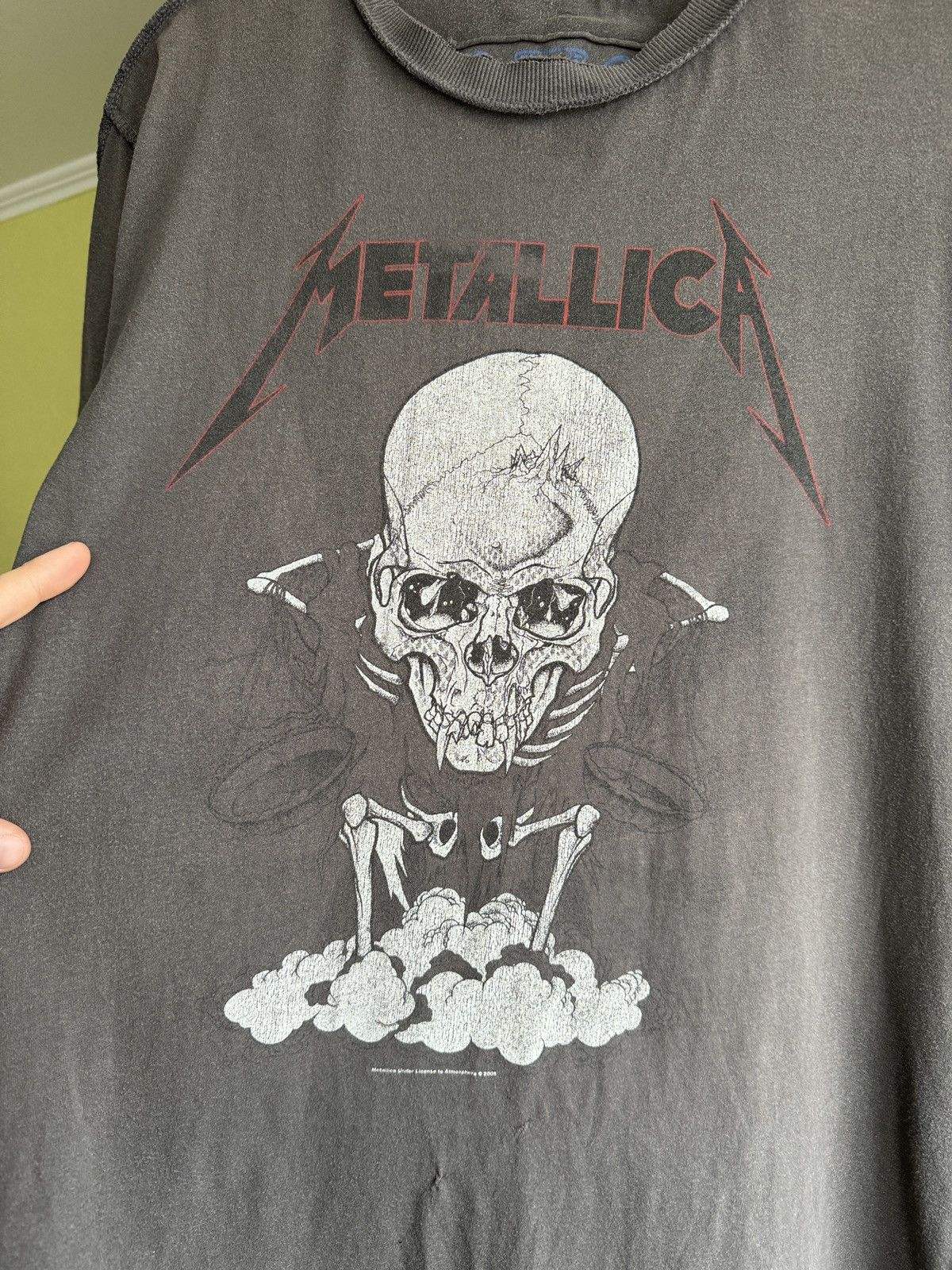 Amplified × Metallica Metallica 2008 Ampilifed Vintage Faded T-Shirt Size US L / EU 52-54 / 3 - 5 Thumbnail
