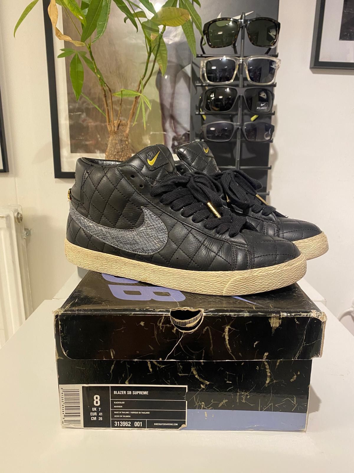 Nike × Supreme Nike x Supreme Blazer Black 2006 Size US 8.5 / EU 41-42 - 1 Thumbnail