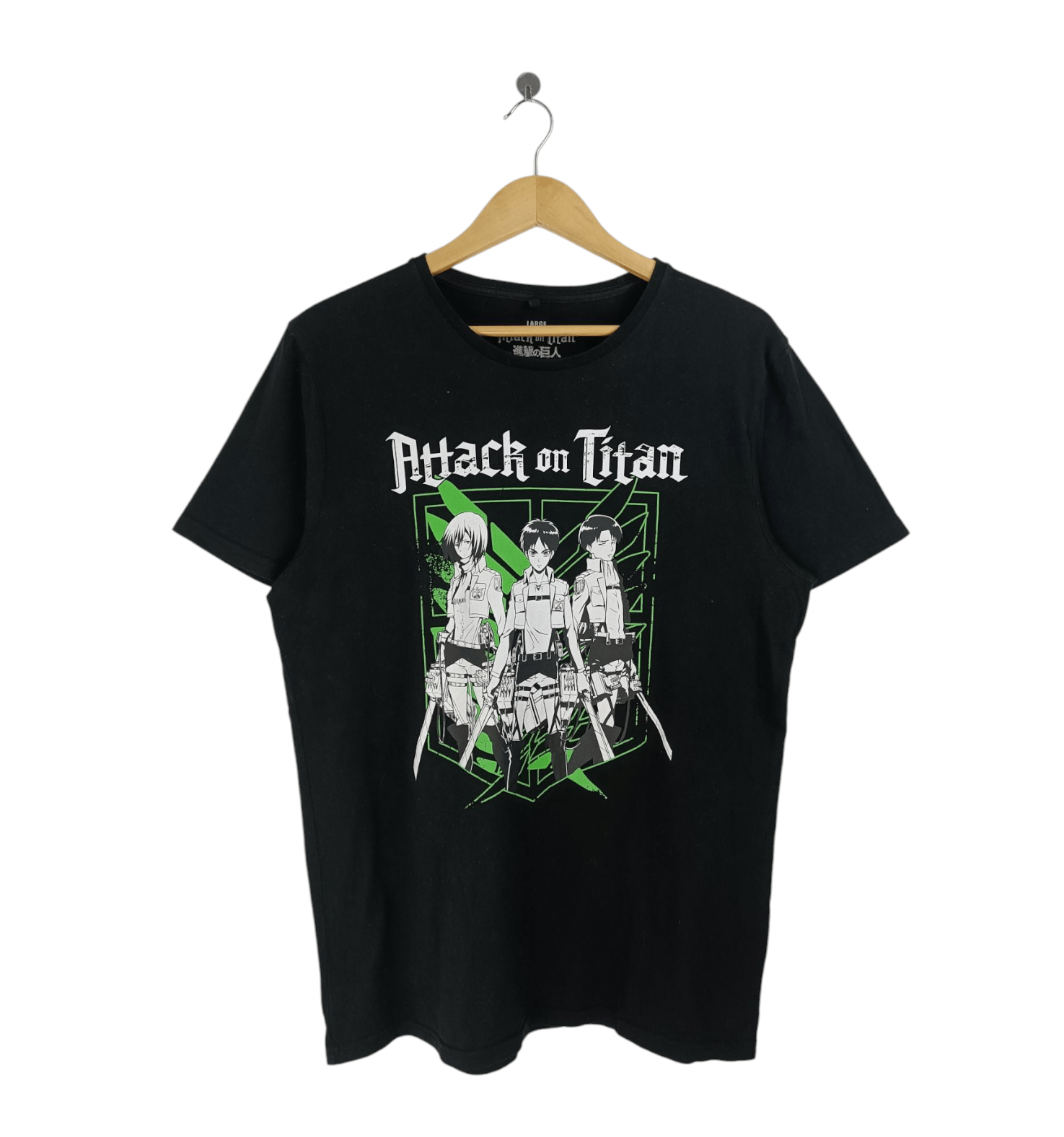 Anime VINTAGE ATTACK ON TITAN EARLY SCOUTS REG TEE naruto bleach Size US L / EU 52-54 / 3 - 1 Thumbnail
