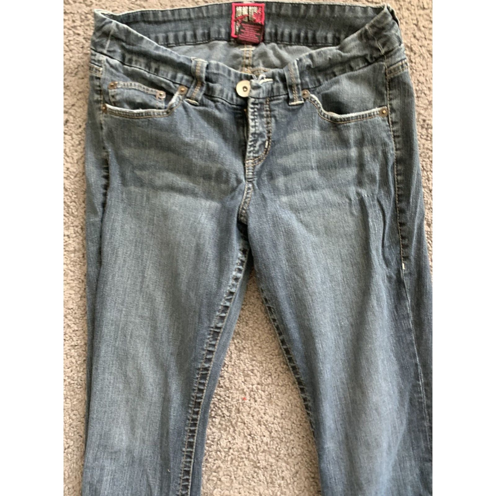 Torrid TORRID Denim Jeans Women Size 12 Dark Wash Straight Leg Comfort Stretch Pockets Classic Blue Size 34" / US 12 / IT 48 - 2 Thumbnail