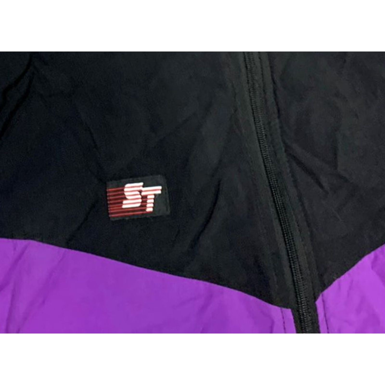 Vintage VINTAGE ST Cycling Windbreaker Jacket Mens Large Purple Nylon Made USA Size US L / EU 52-54 / 3 - 2 Thumbnail