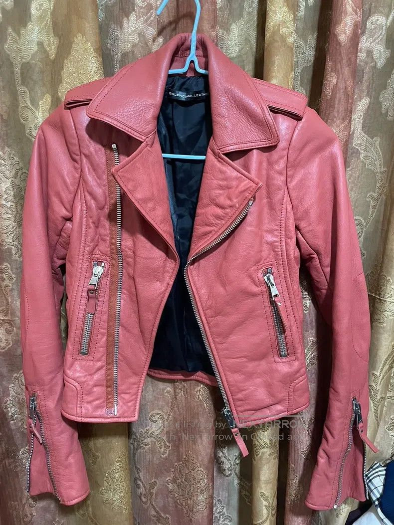 Balenciaga Classic Biker Leather Jacket