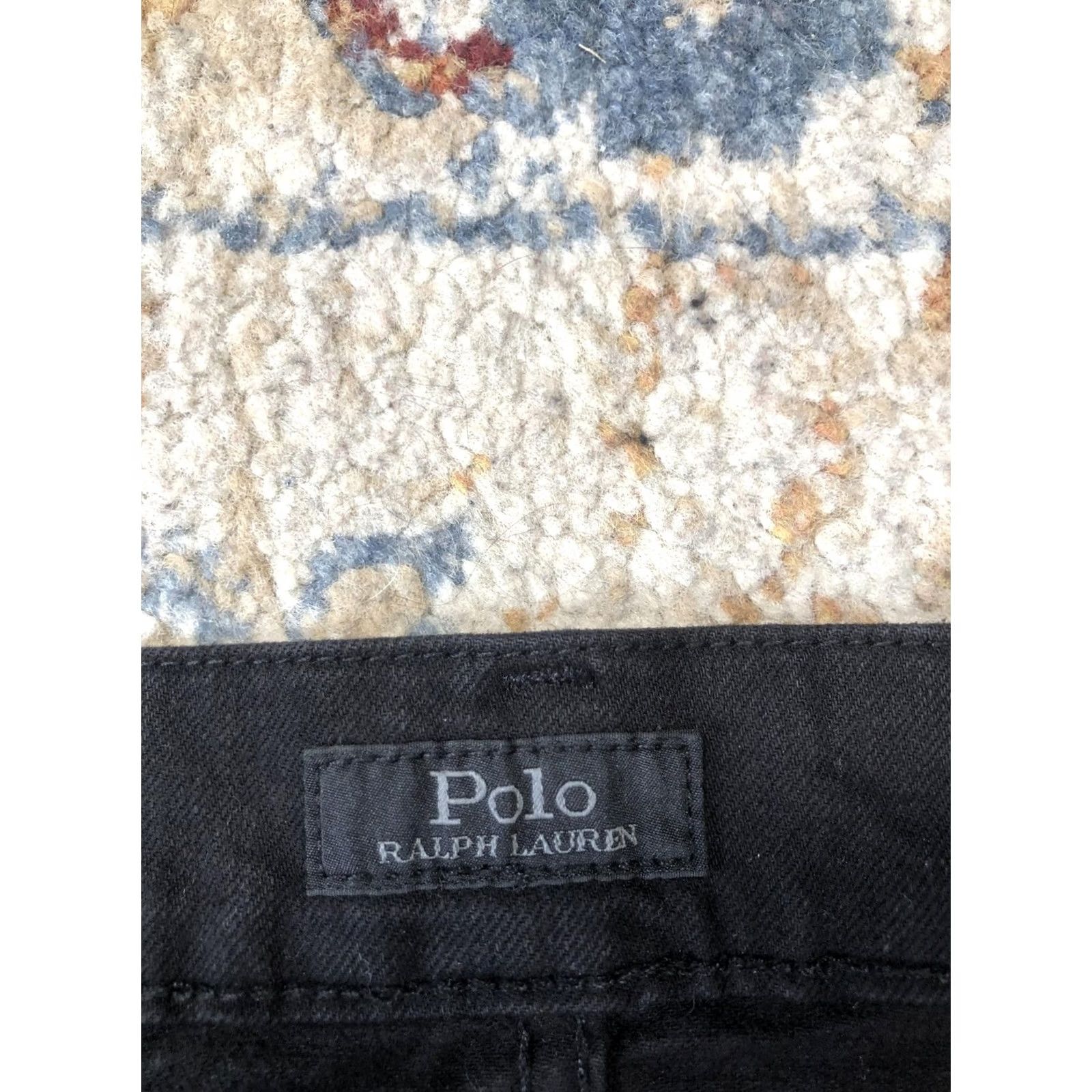 Polo Ralph Lauren Polo Ralph Lauren Hampton Relaxed Straight Jeans Mens 38x32 Black Denim Pants Size US M / EU 48-50 / 2 - 6 Thumbnail