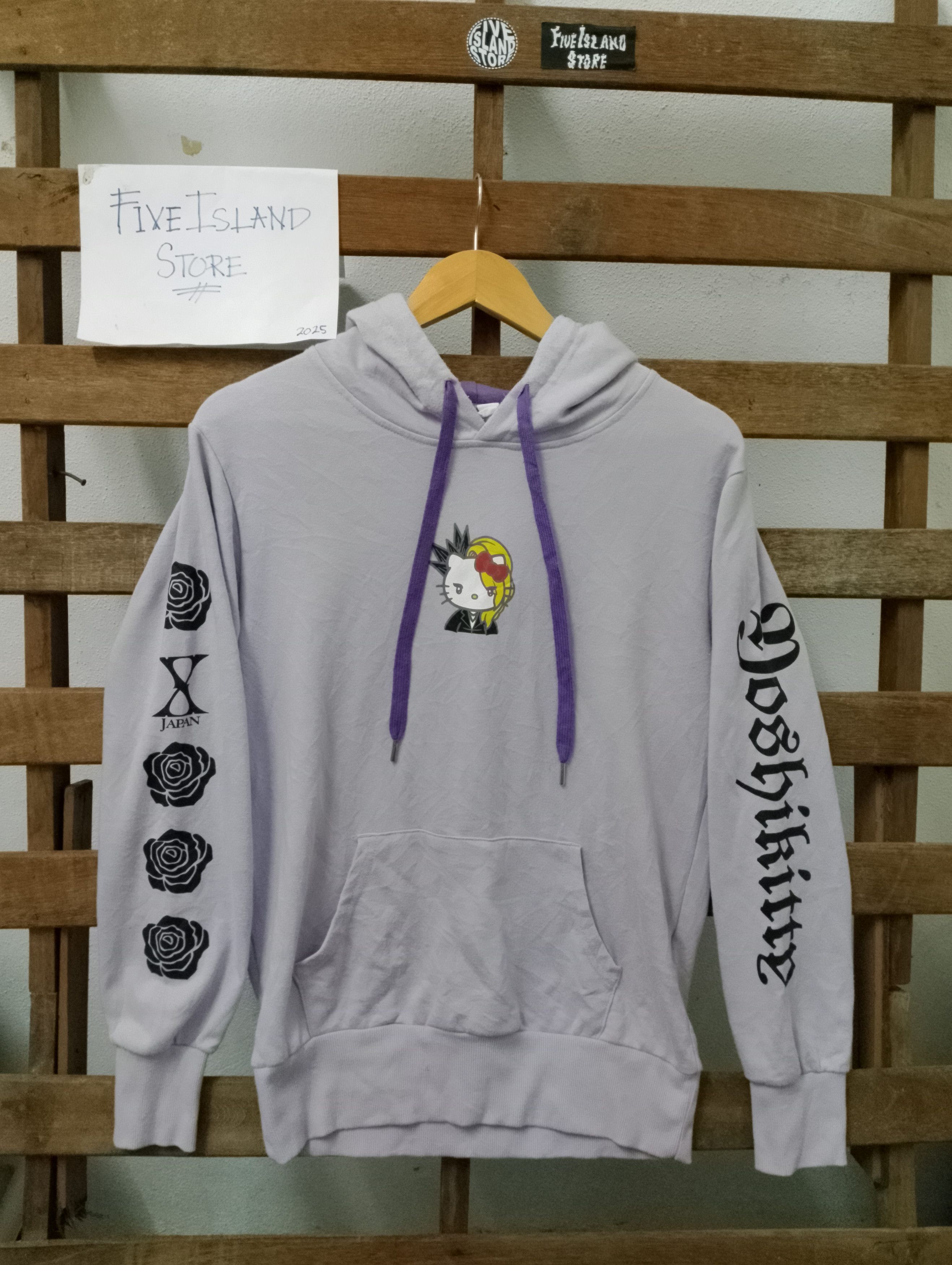 Band Tees × Japanese Brand Yoshiki X Hello Kitty Hoodie Size US M / EU 48-50 / 2 - 1 Thumbnail