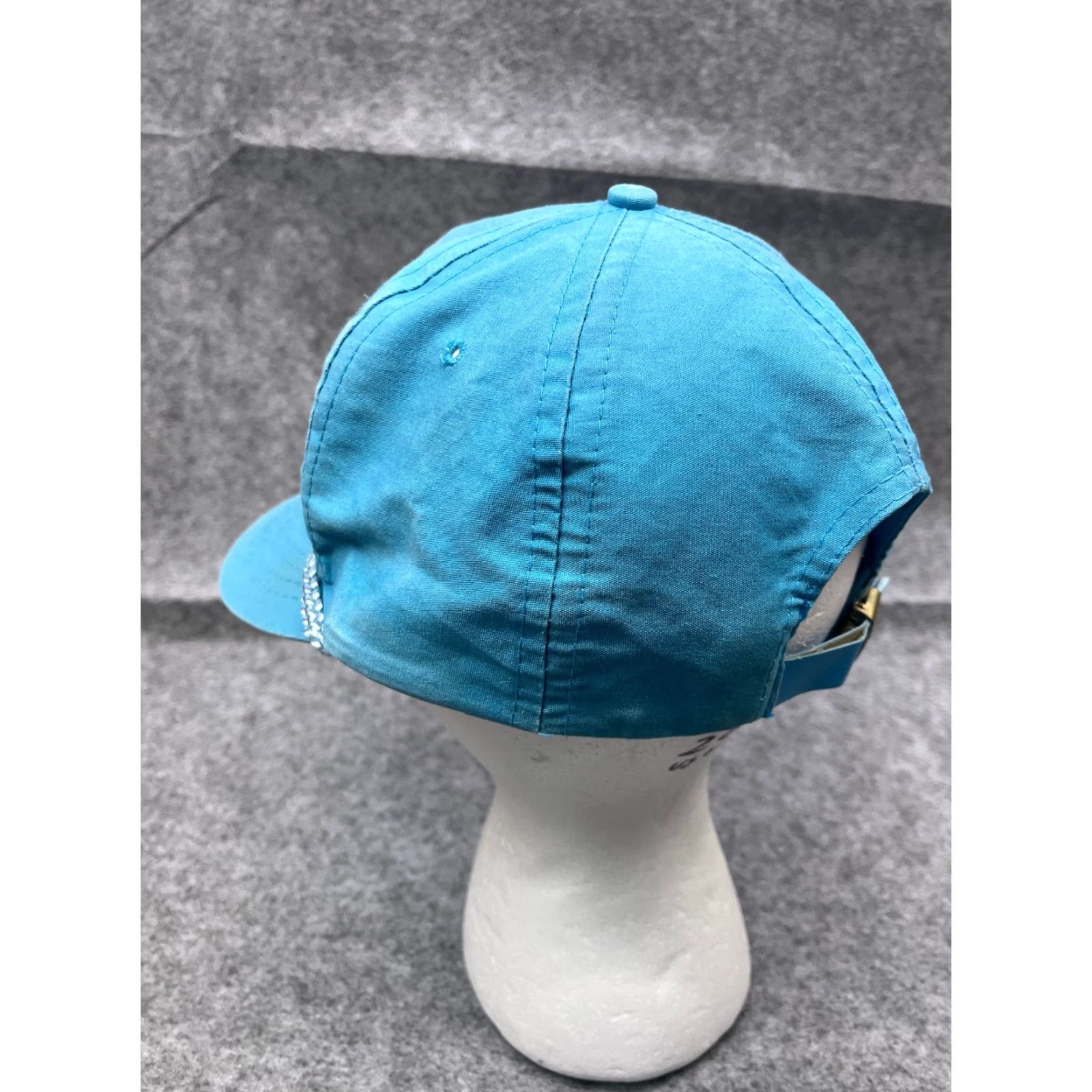 Vintage VINTAGE Desert Lakes Hat Cap Strap Back Adult Small Blue Cotton Golfer Rope 90s Size ONE SIZE - 4 Thumbnail