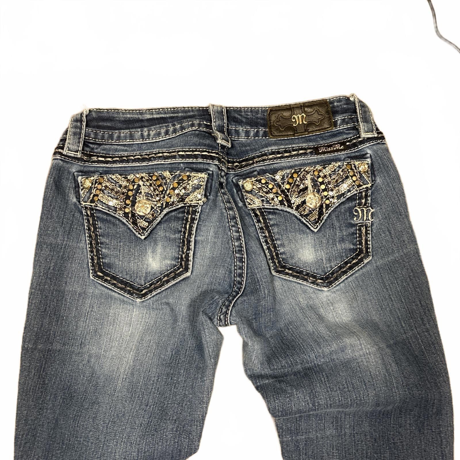 Other y2k miss me distressed studded jeans Size 27" / US 4 / IT 40 - 5 Thumbnail