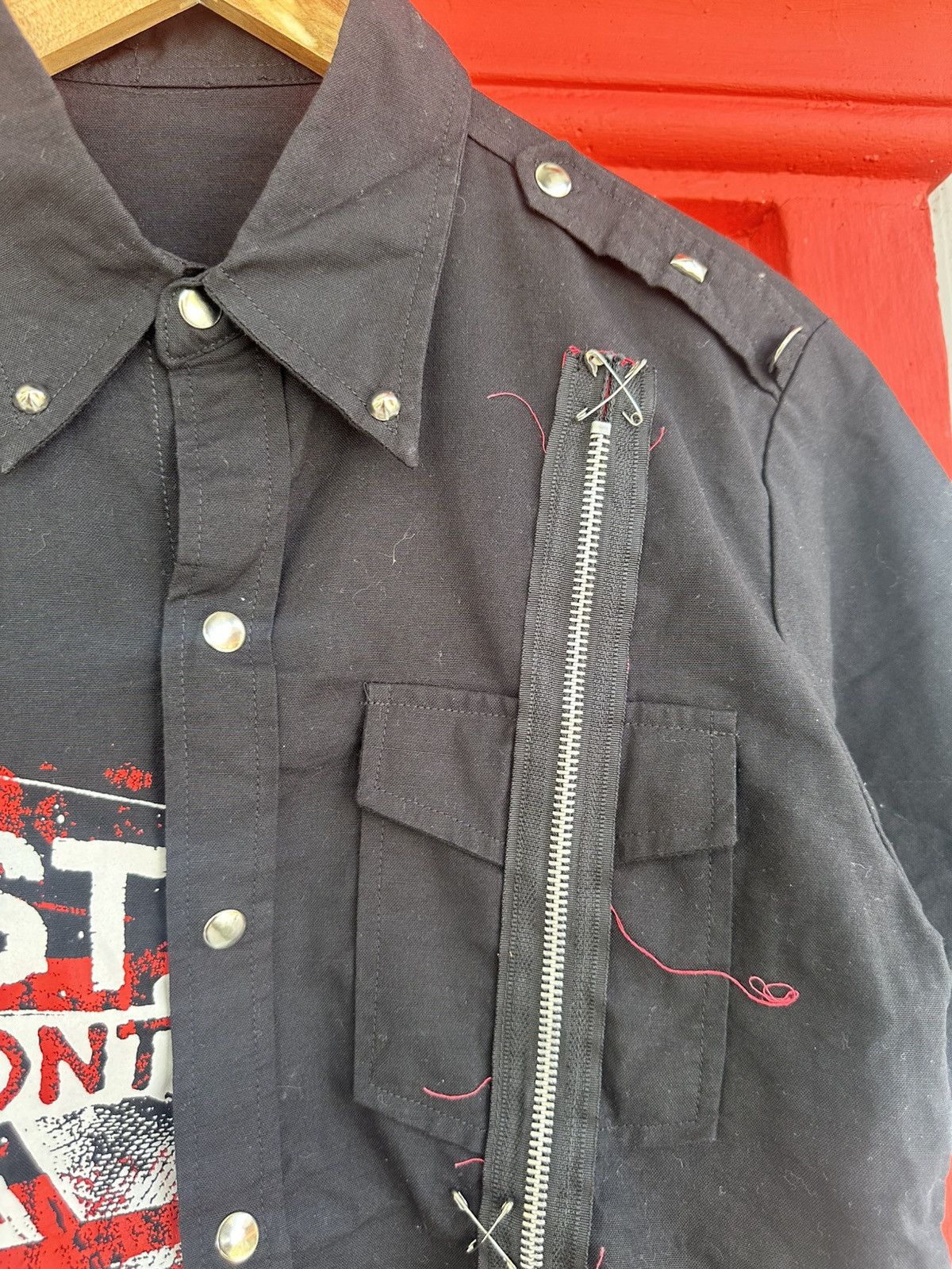 Seditionaries Vintage Anarchy Ministry Civil Control Punk Polo Shirt Size US M / EU 48-50 / 2 - 5 Thumbnail