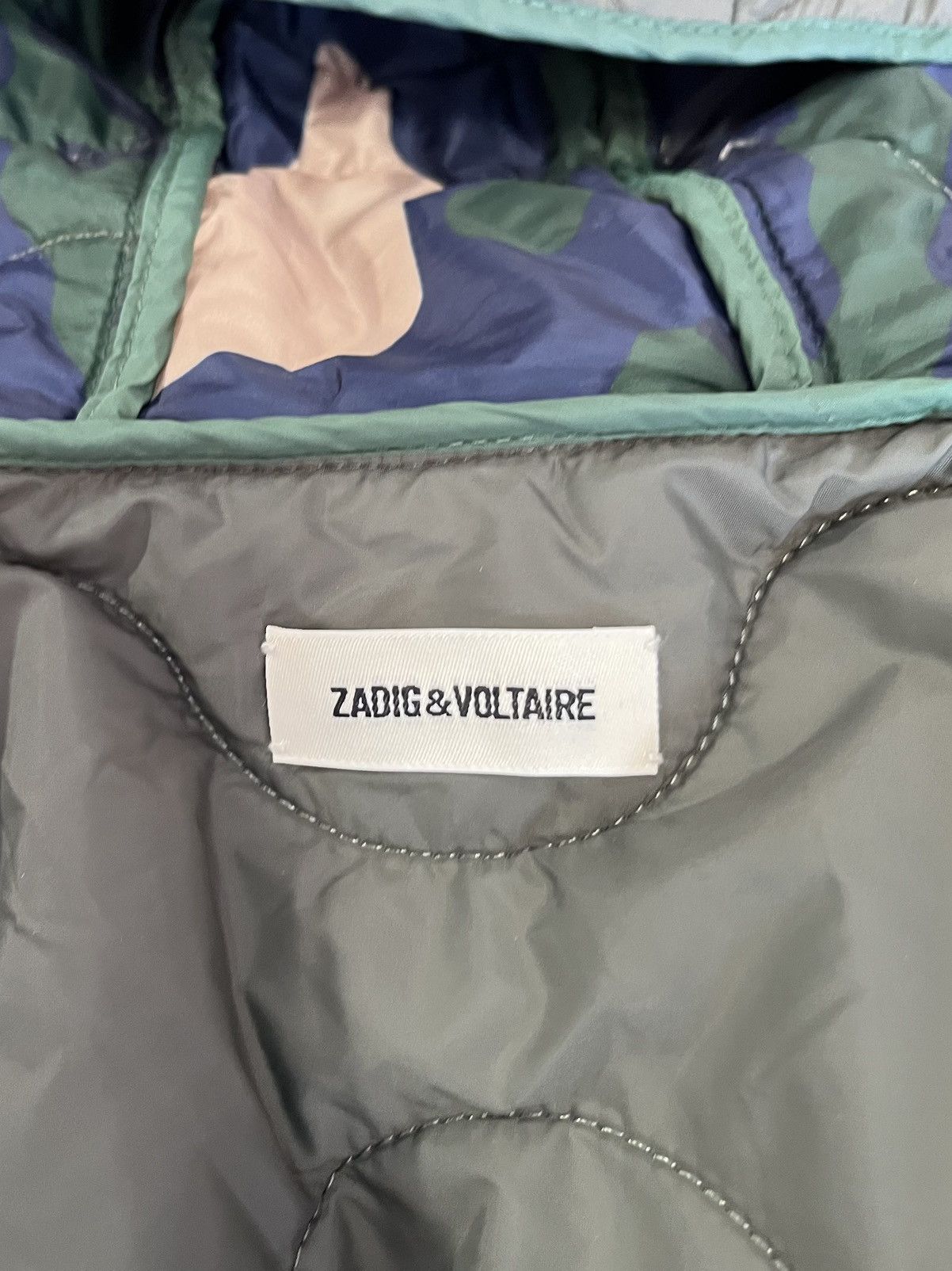 Zadig & Voltaire Zadig & Voltaire Blaka Quilted Jacket Women S Olive Hooded Size S / US 4 / IT 40 - 12 Thumbnail