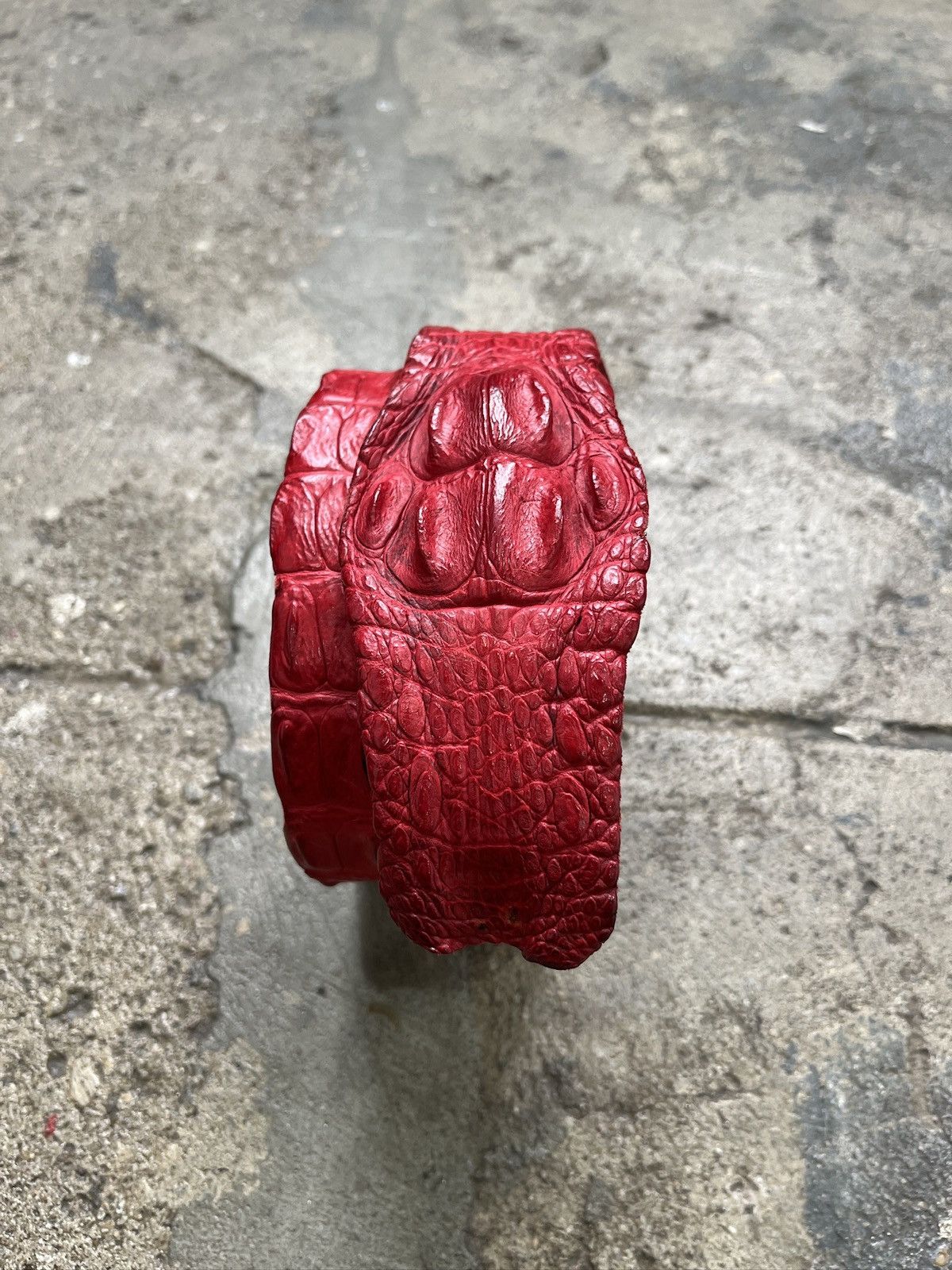 Roberto Cavalli Roberto Cavalli SS05 Crocodile Leather Belt (unisex) Size ONE SIZE - 17 Thumbnail