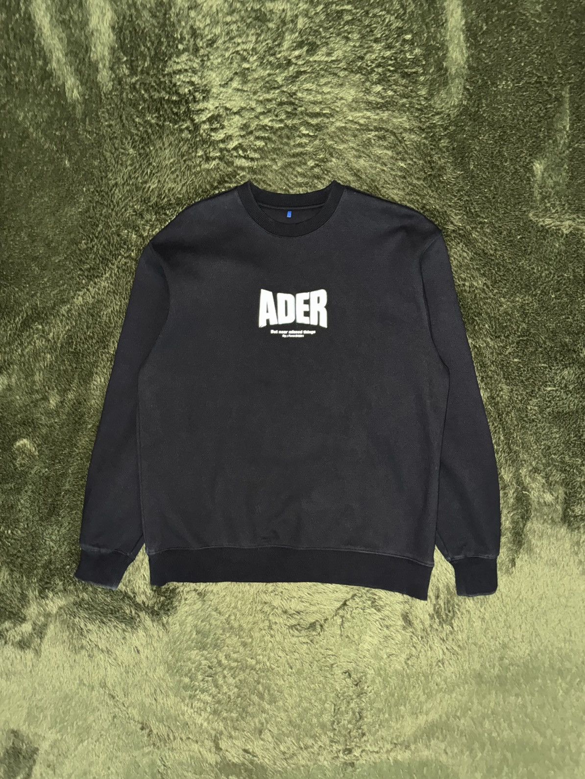 Ader Error [A1] Ader Error 20FW Origin Embroidered Logo Sweatshirt Size US XL / EU 56 / 4 - 1 Thumbnail