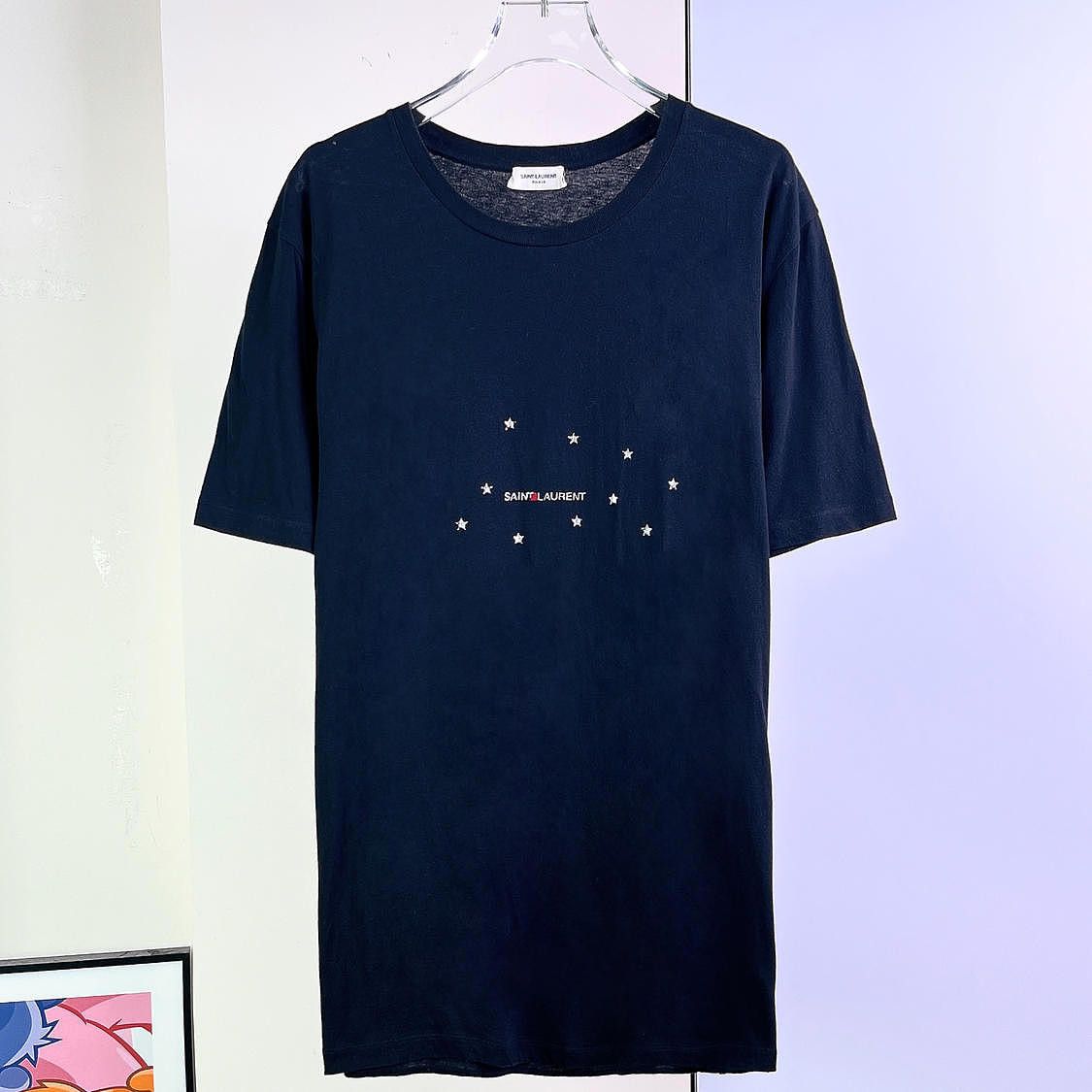 Saint Laurent Paris Yves Saint Laurent Black Star T-Shirt | Grailed
