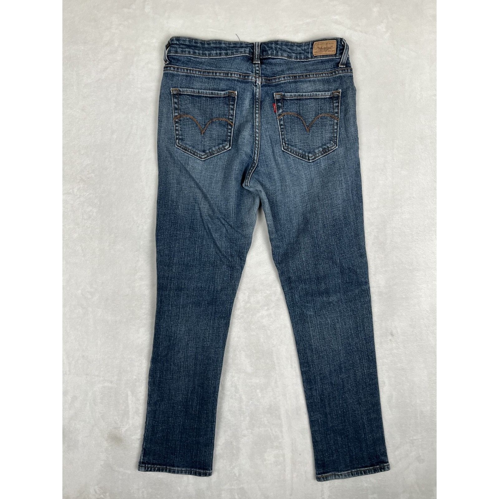 Levi's Levi's Jeans Women's 10S Blue Mid Rise Skinny 30x28 Stretch Size 30" / US 8 / IT 44 - 6 Thumbnail