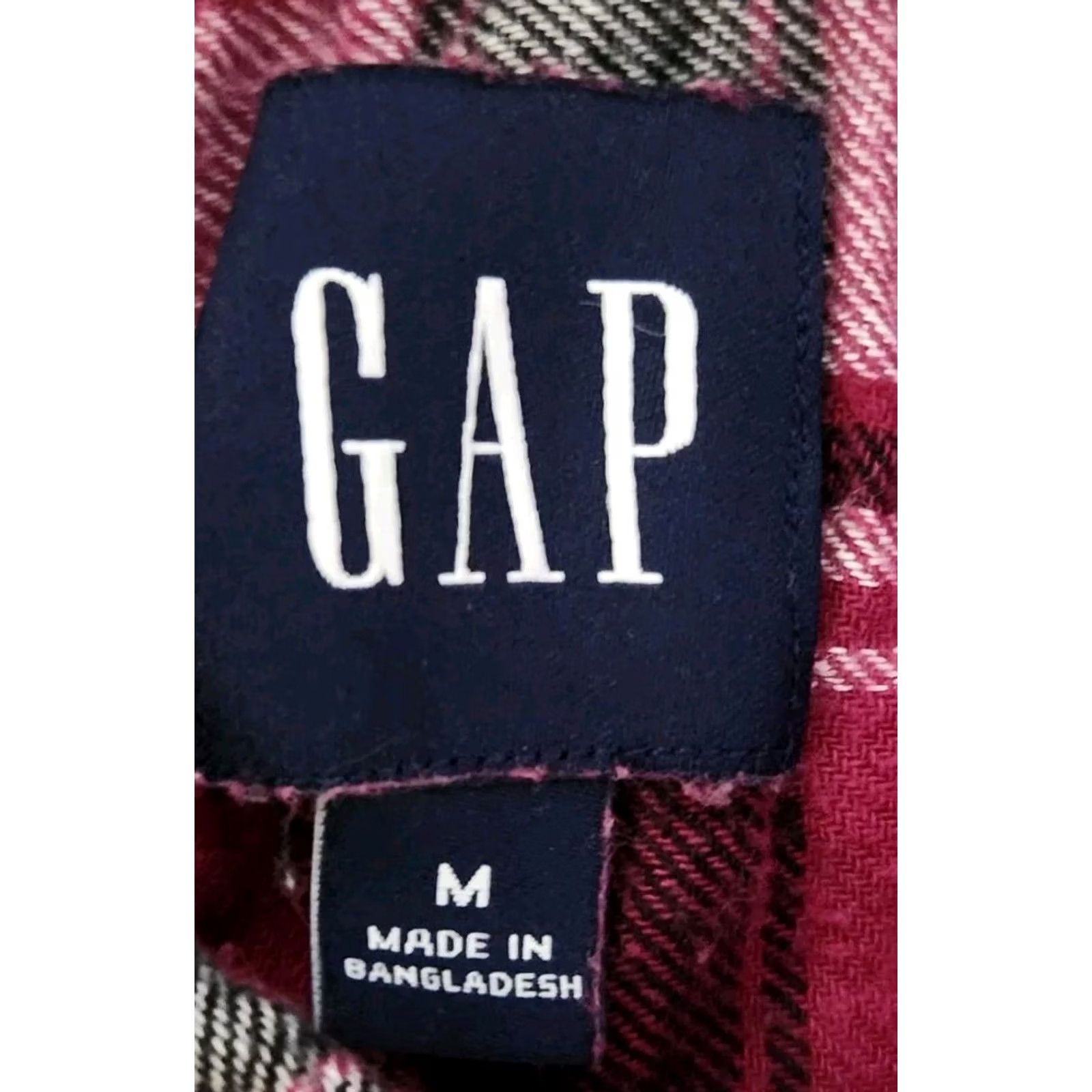Gap Gap Shirt Womens Medium Light Flannel Pink Purple Plaid Button Long Sleeve Shirt Size M / US 6-8 / IT 42-44 - 4 Thumbnail