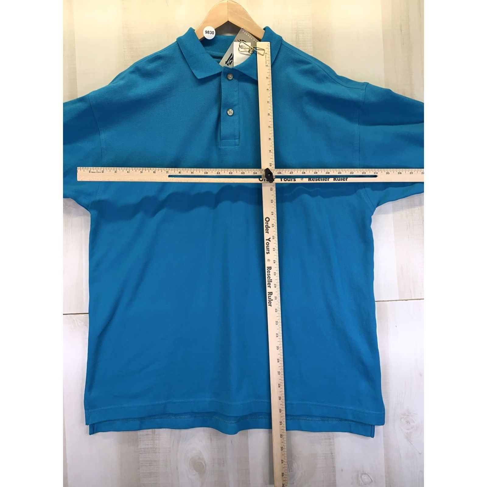 Vintage River Trader Polo Shirt Blue Cotton XL Mens NWD-9830 Size US XL / EU 56 / 4 - 7 Thumbnail