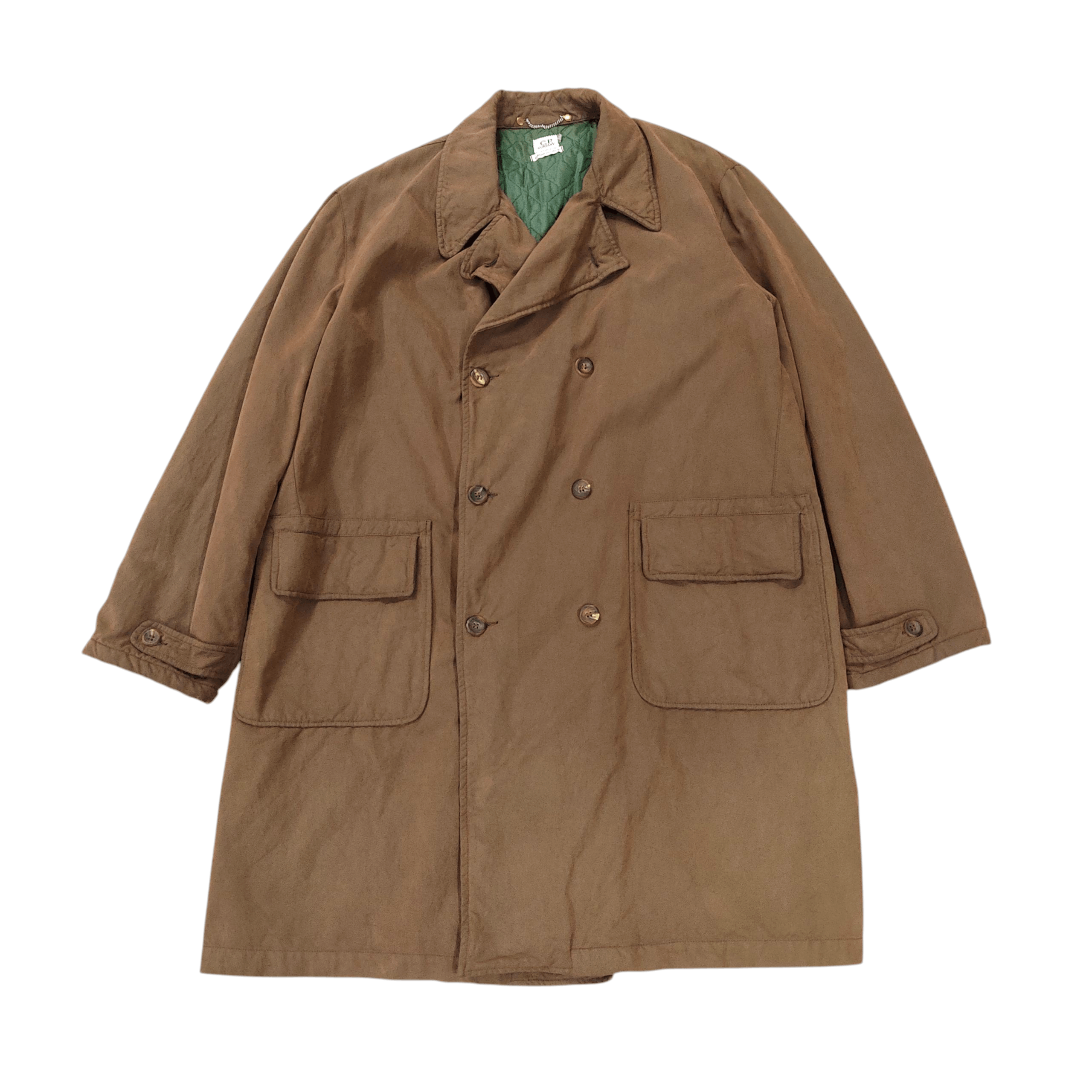 C.P. Company C.P. Company AW95 Double-Breasted Mackinaw Long Coat Size US XL / EU 56 / 4 - 4 Thumbnail