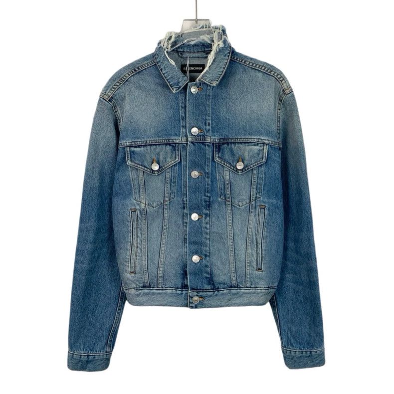 Balenciaga Balenciaga size 48 Blue monogrammed embroidered cotton lap Size US M / EU 48-50 / 2 - 1 Thumbnail