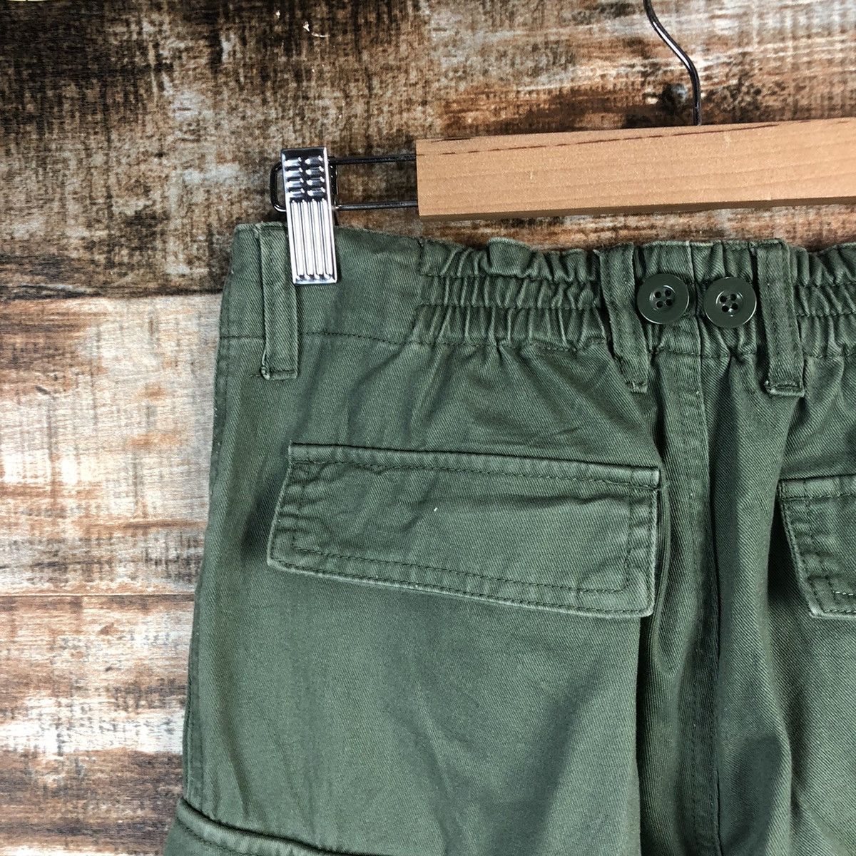 Japanese Brand DL Japanese Brand Green Cargo Multipocket Pants #C630 Size US 26 / EU 42 - 16 Thumbnail
