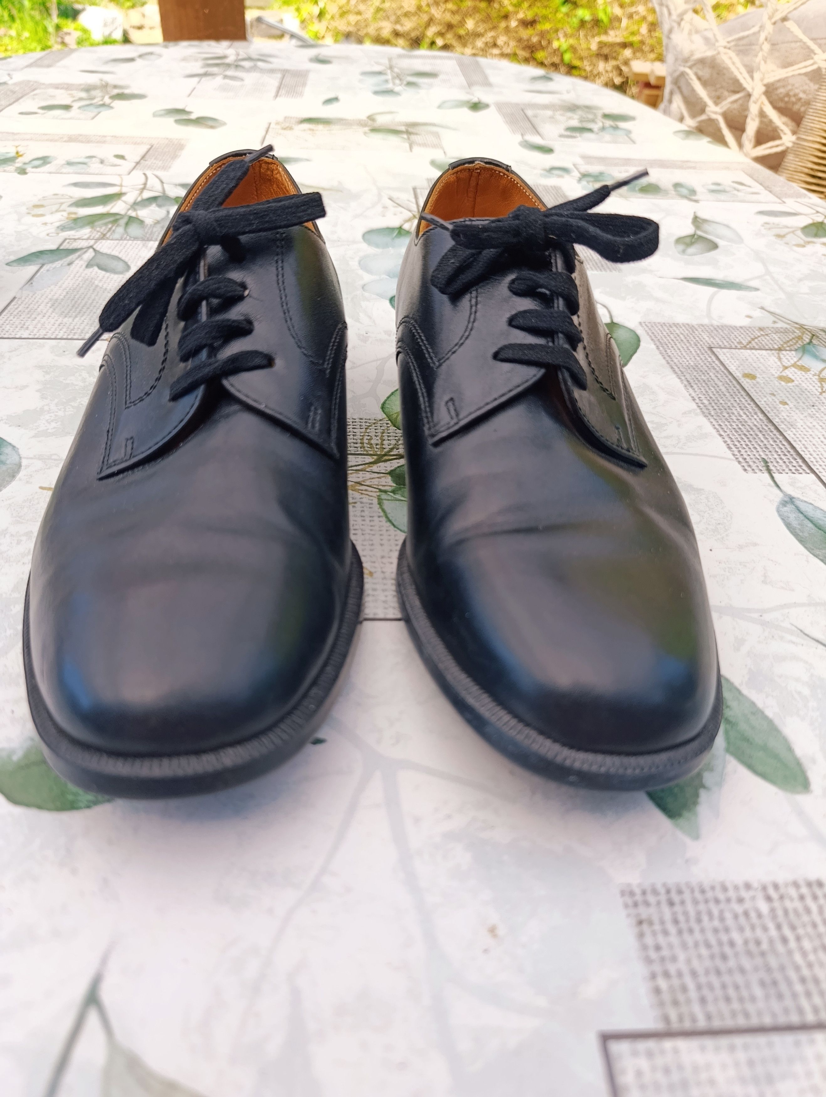 Other Chaussures Derby en cuir noir - Made in Belgique - T.41 Size US 8 / EU 41 - 7 Thumbnail