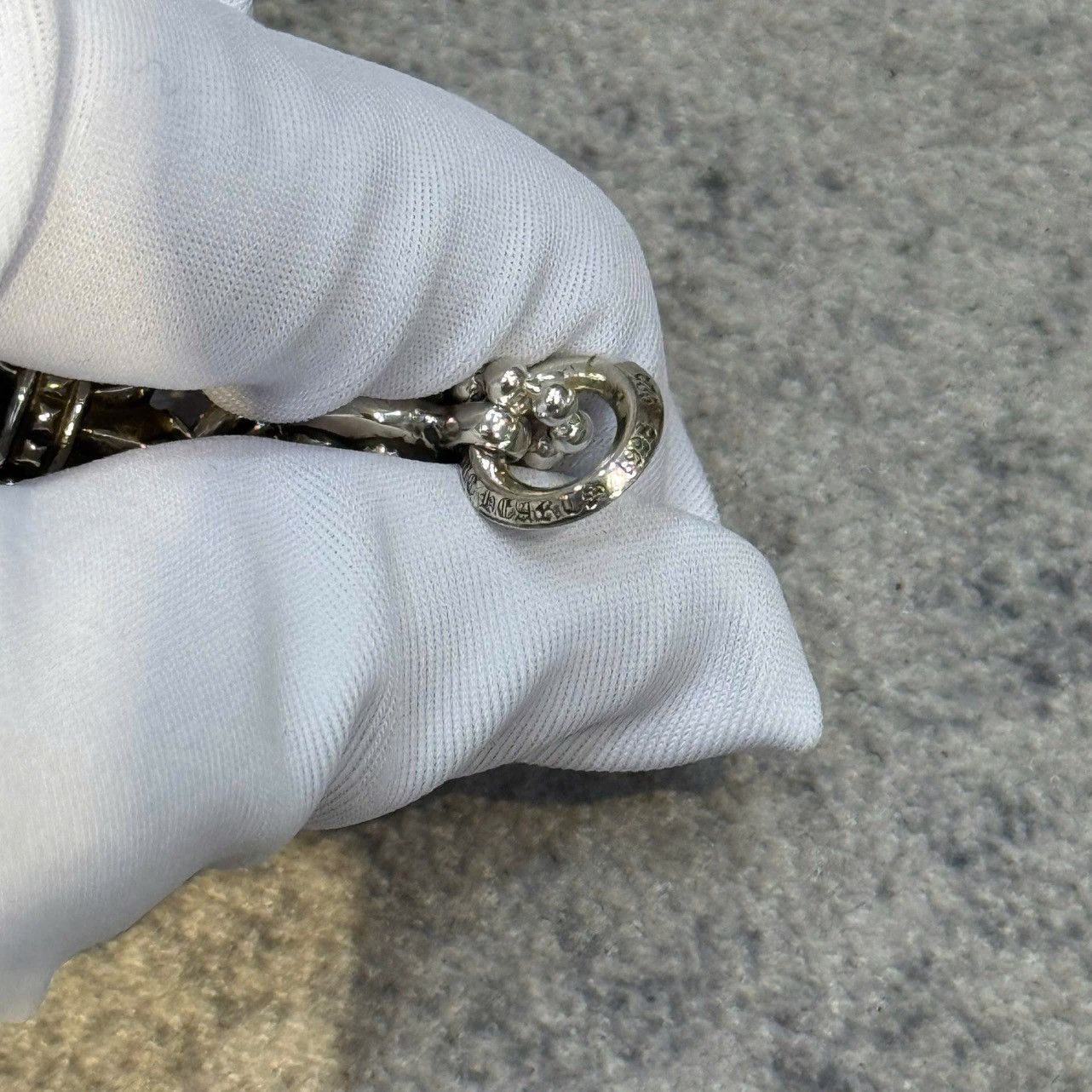 Chrome Hearts Chrome Hearts One Ball BS Fleur Silver Necklace Size ONE SIZE - 12 Thumbnail
