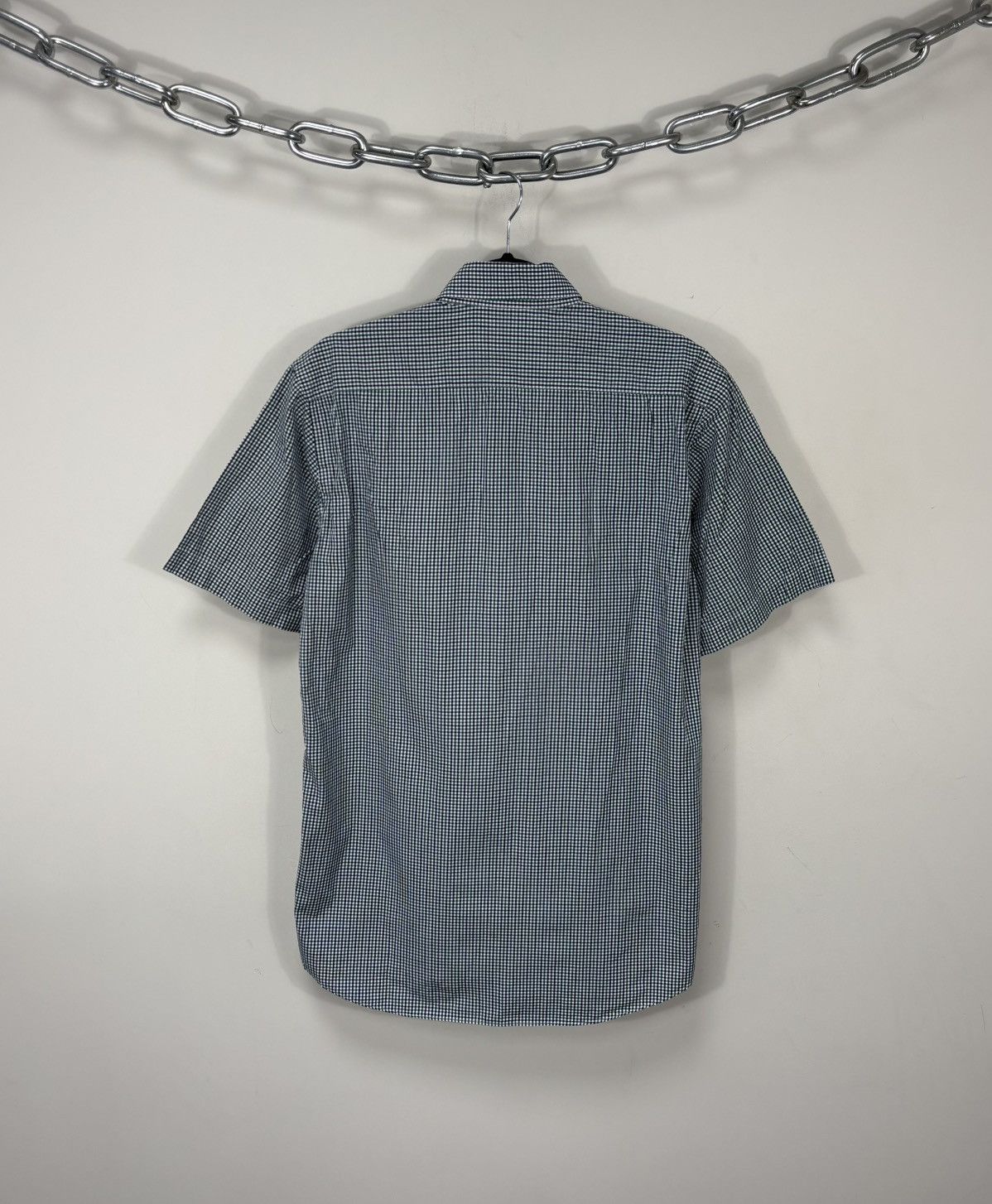 Other Bruli Swiss Made Men’s Gingham Check Short Sleeve Shirt Size US L / EU 52-54 / 3 - 14 Thumbnail