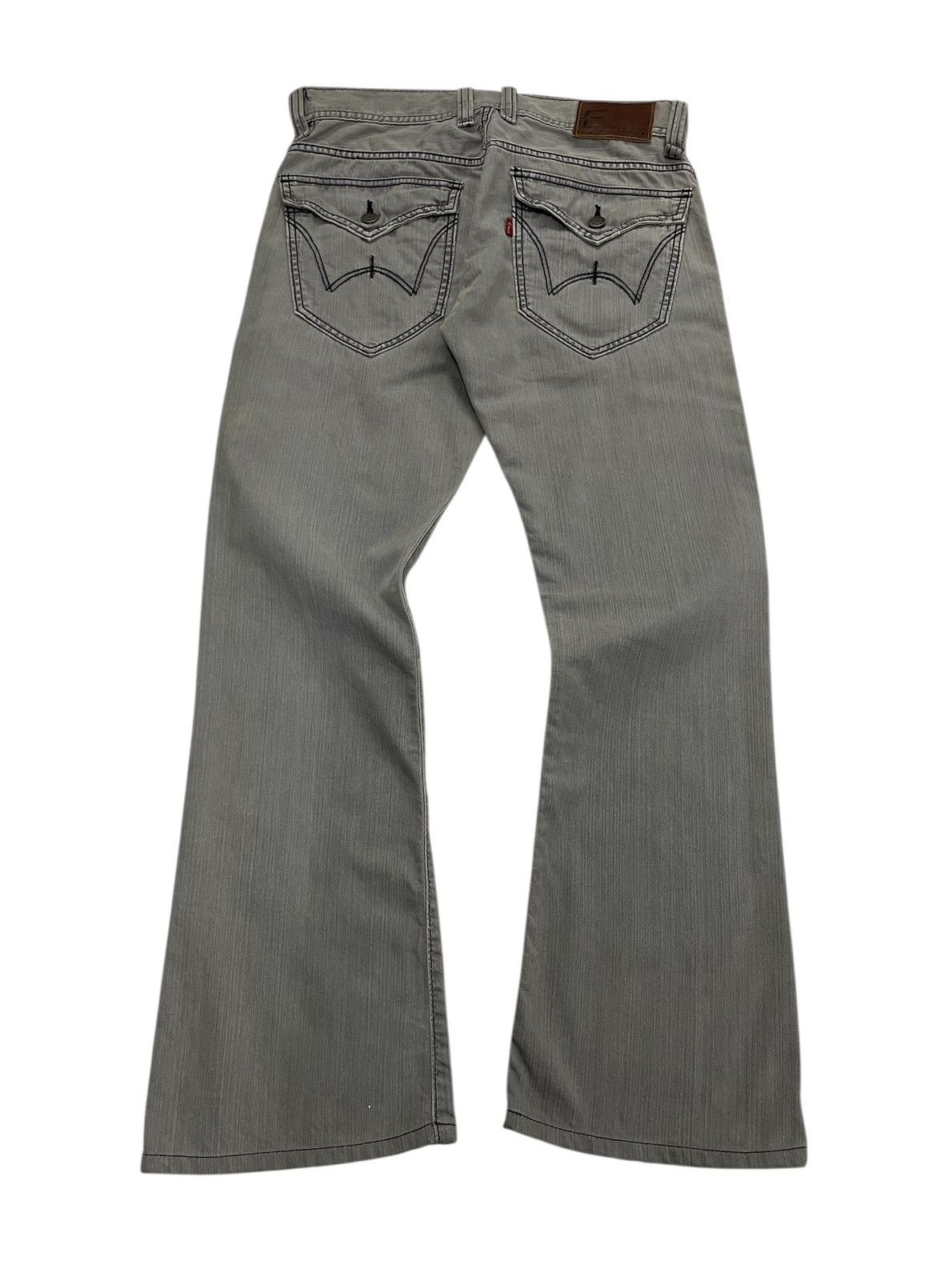 Japanese Brand Vintage Edwin Japan Flare Jeans Size US 31 - 4 Thumbnail