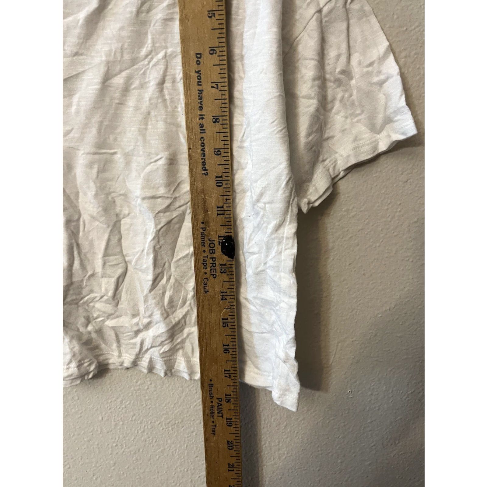 American Eagle Outfitters American Eagle Womens Crop T-Shirt Small White Short Sleeve Solid Casual 90s Rock Size S / US 4 / IT 40 - 4 Thumbnail