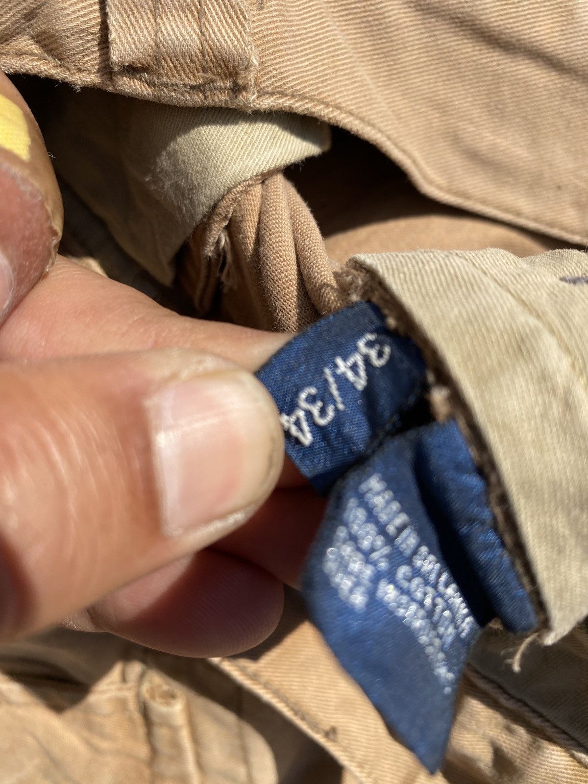 Polo Ralph Lauren × Vintage Vintage Y2k Polo Ralph Lauren Cargo Pants Size US 34 / EU 50 - 17 Thumbnail