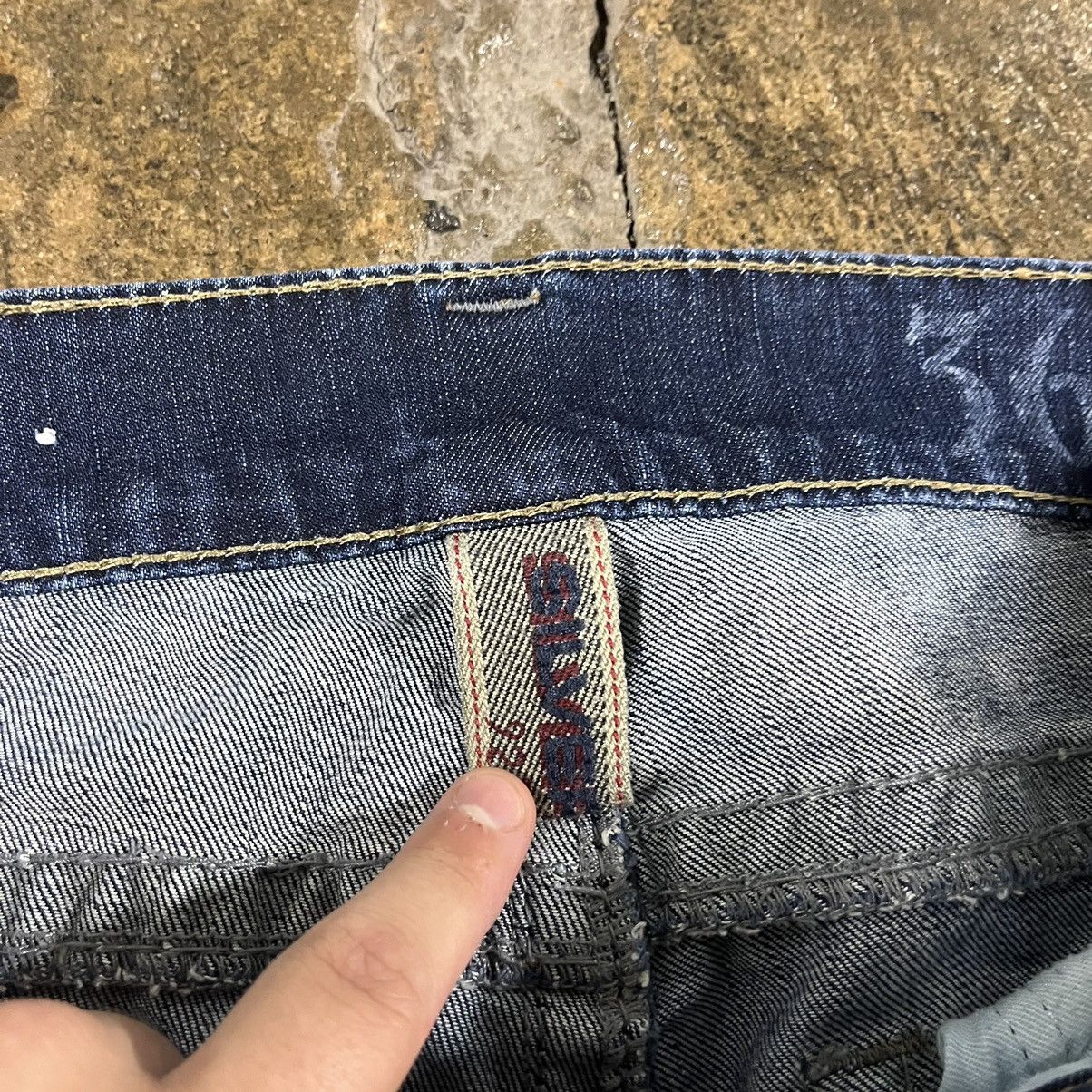 Affliction × Vintage Crazy Y2K Affliction Style Jeans Faded Boot Cut Wide Leg Size US 36 / EU 52 - 13 Thumbnail