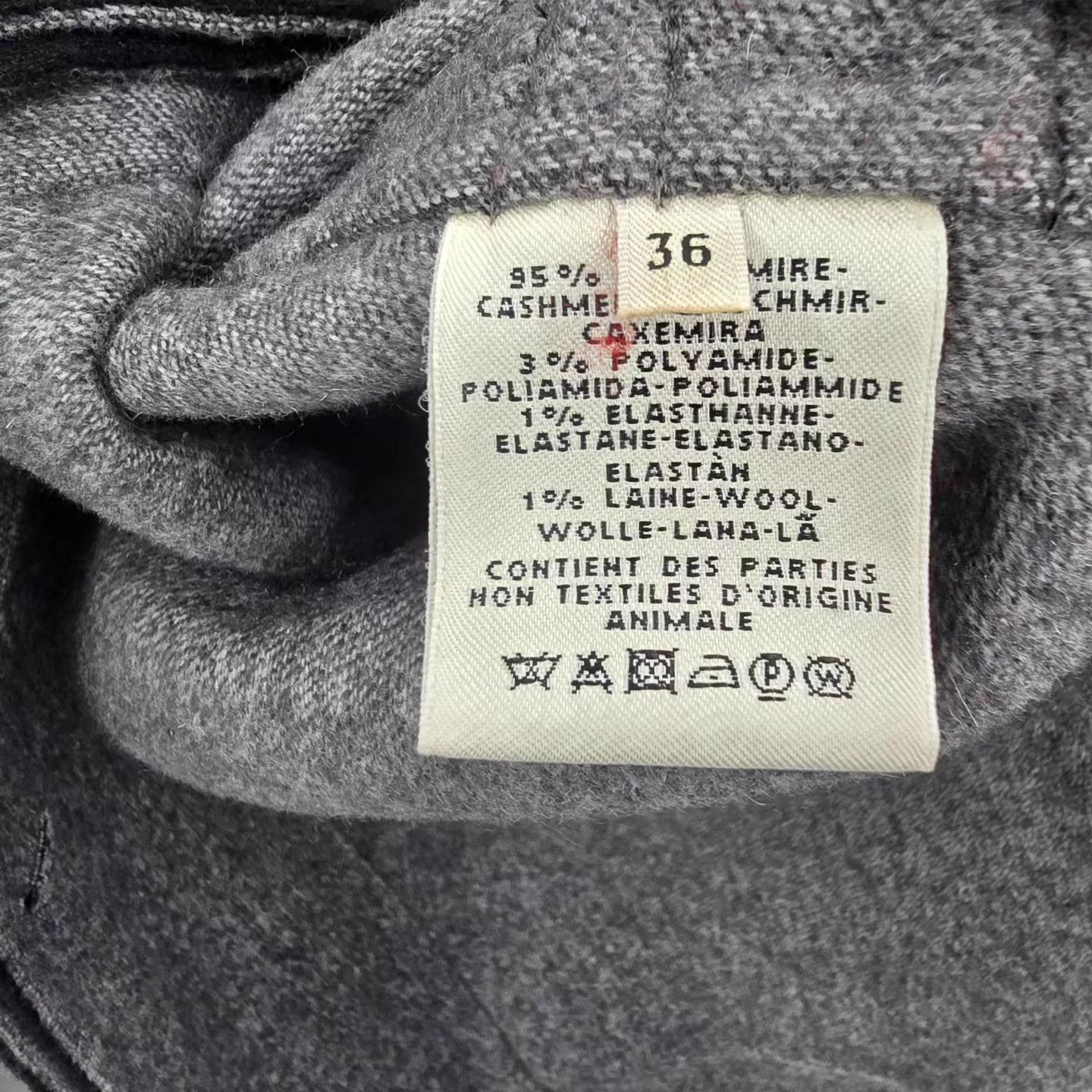 Hermes Hermes Hooded Cashmere Coat Black & Gray 36 99 Size XS / US 0-2 / IT 36-38 - 4 Thumbnail