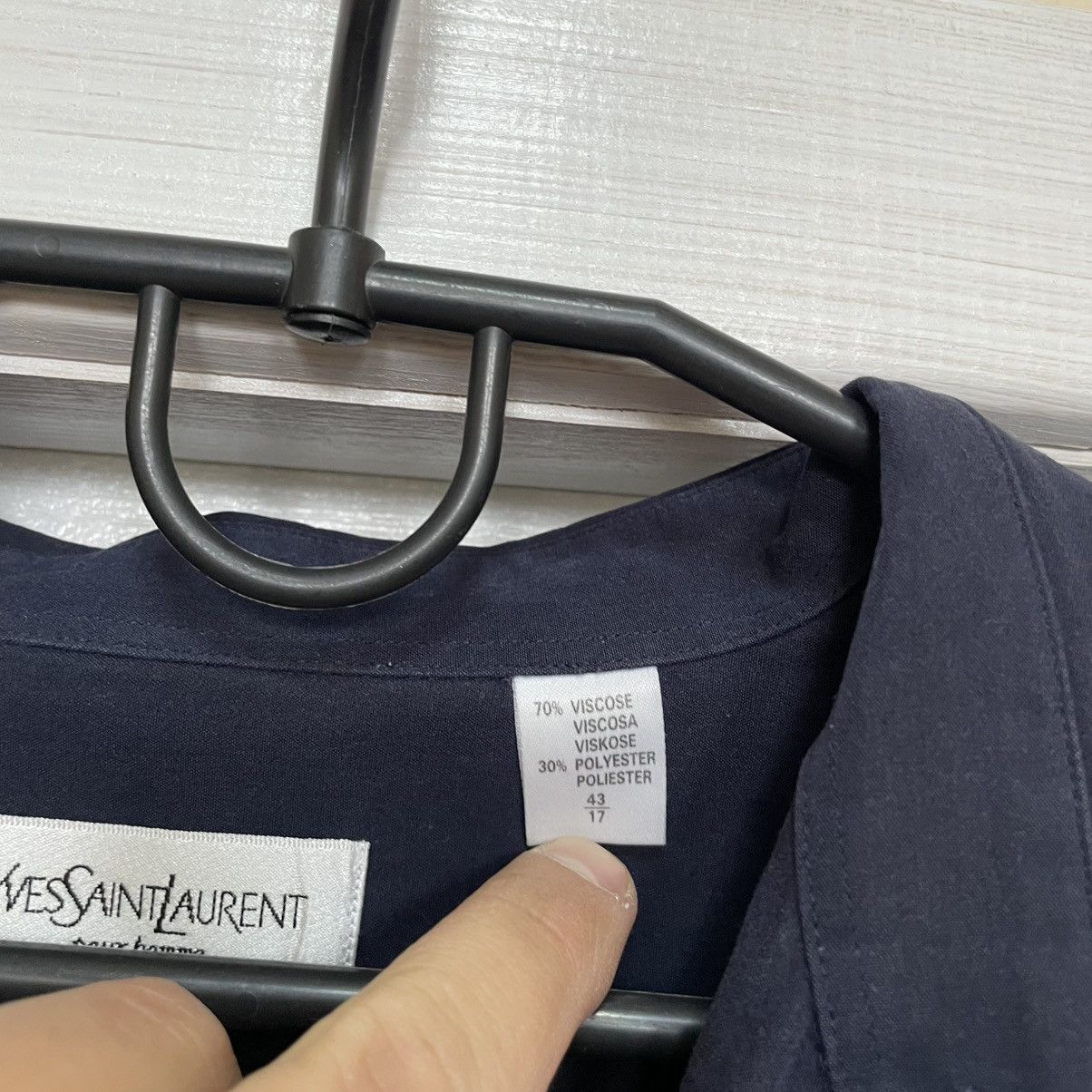 Saint Laurent Paris × Yves Saint Laurent Rare ysl tee silk yves saint laurent Tuxedo Shirt button up Size US L / EU 52-54 / 3 - 4 Thumbnail