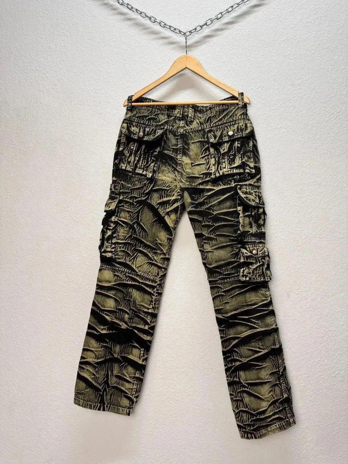 Japanese Brand G-Star raw Bondage Cargo Pants Dolce Gabbana Style Y2K Japan Size US 34 / EU 50 - 9 Thumbnail
