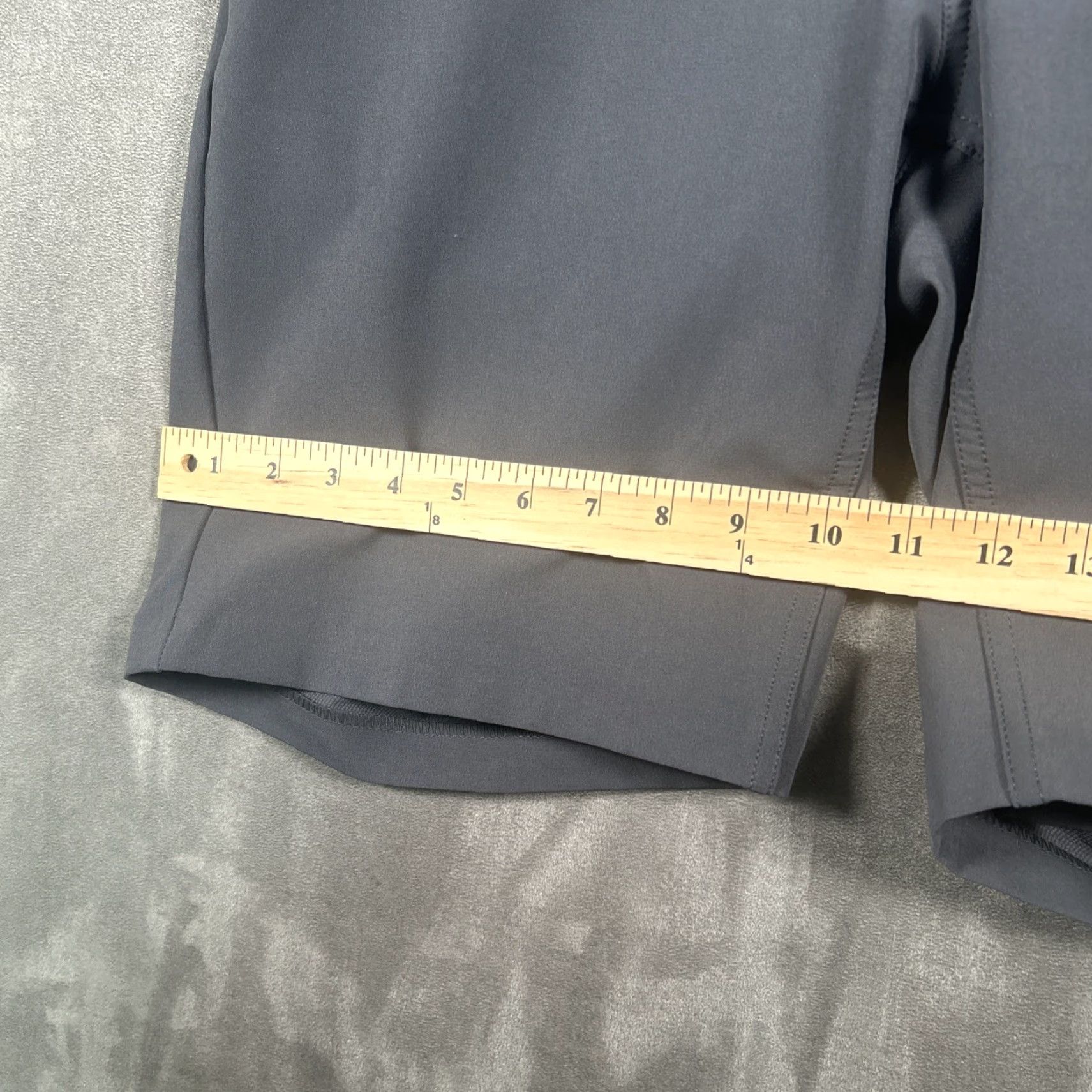 Vintage Proof Mens Shorts 34 Gray Nomad Short Chino Style Flat Front Button Zip Pocket Casual Travel Workwear Size US 34 / EU 50 - 5 Thumbnail