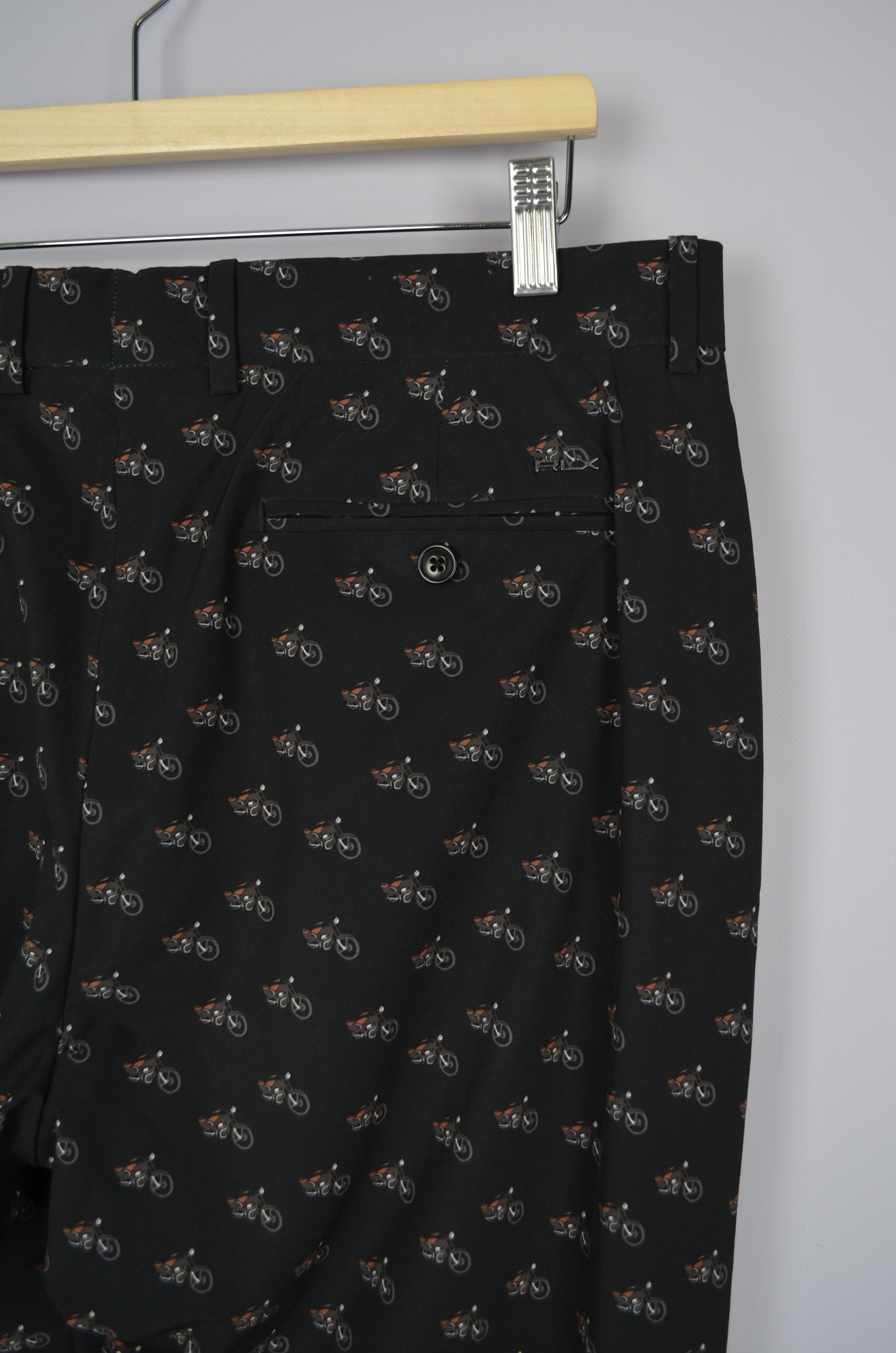 Polo Ralph Lauren × RLX Ralph Lauren × Ralph Lauren RLX Ralph Lauren Motorcycle Print Stretch Trousers W34/L32 Size US 34 / EU 50 - 3 Thumbnail