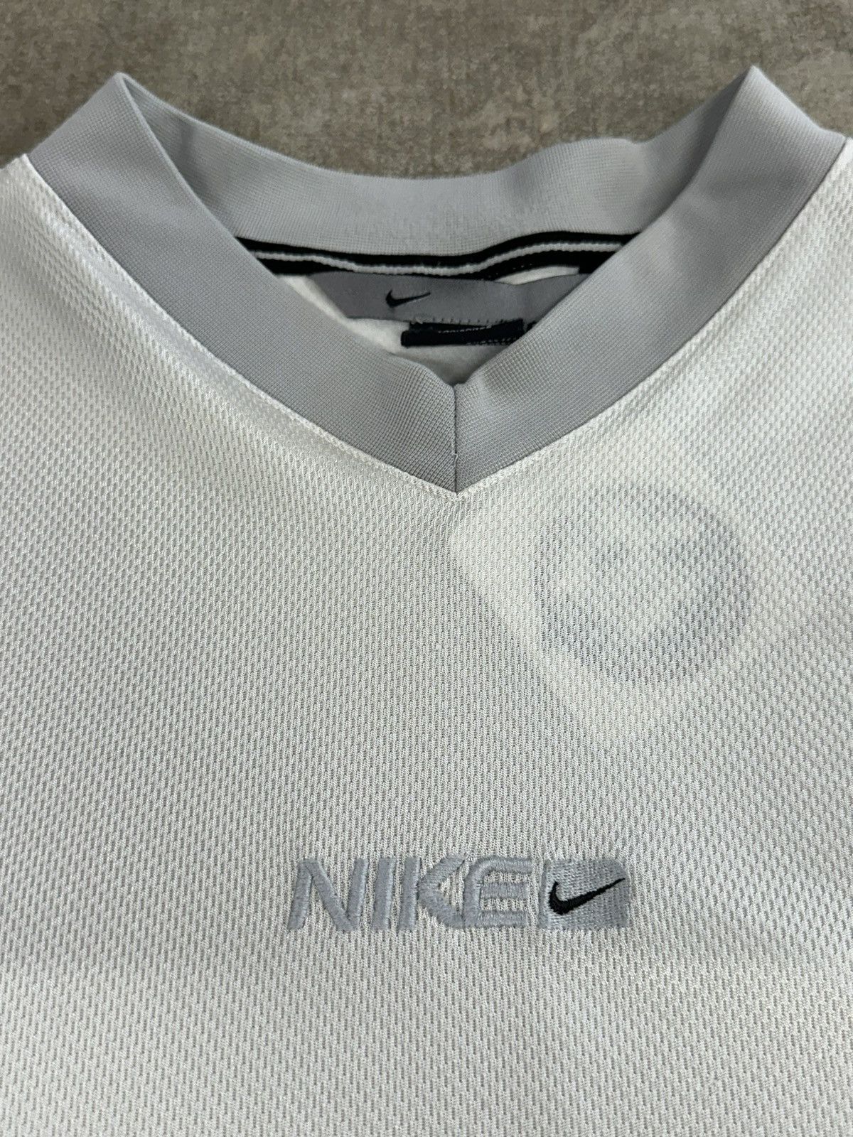 Nike × Vintage Crazy Y2K Nike Mid Logo Mesh Soccer Jersey Size US M / EU 48-50 / 2 - 6 Thumbnail