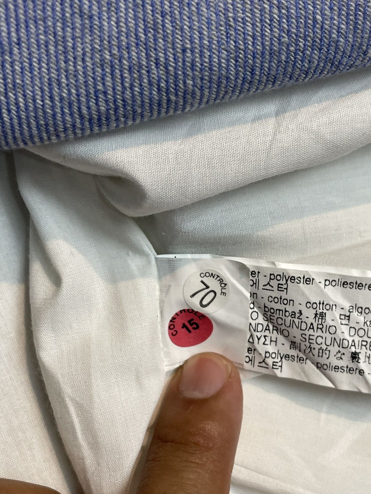 Vintage × Zara Zara x Casual Blue Frayed Hem Long Coat (26) Size US S / EU 44-46 / 1 - 16 Thumbnail
