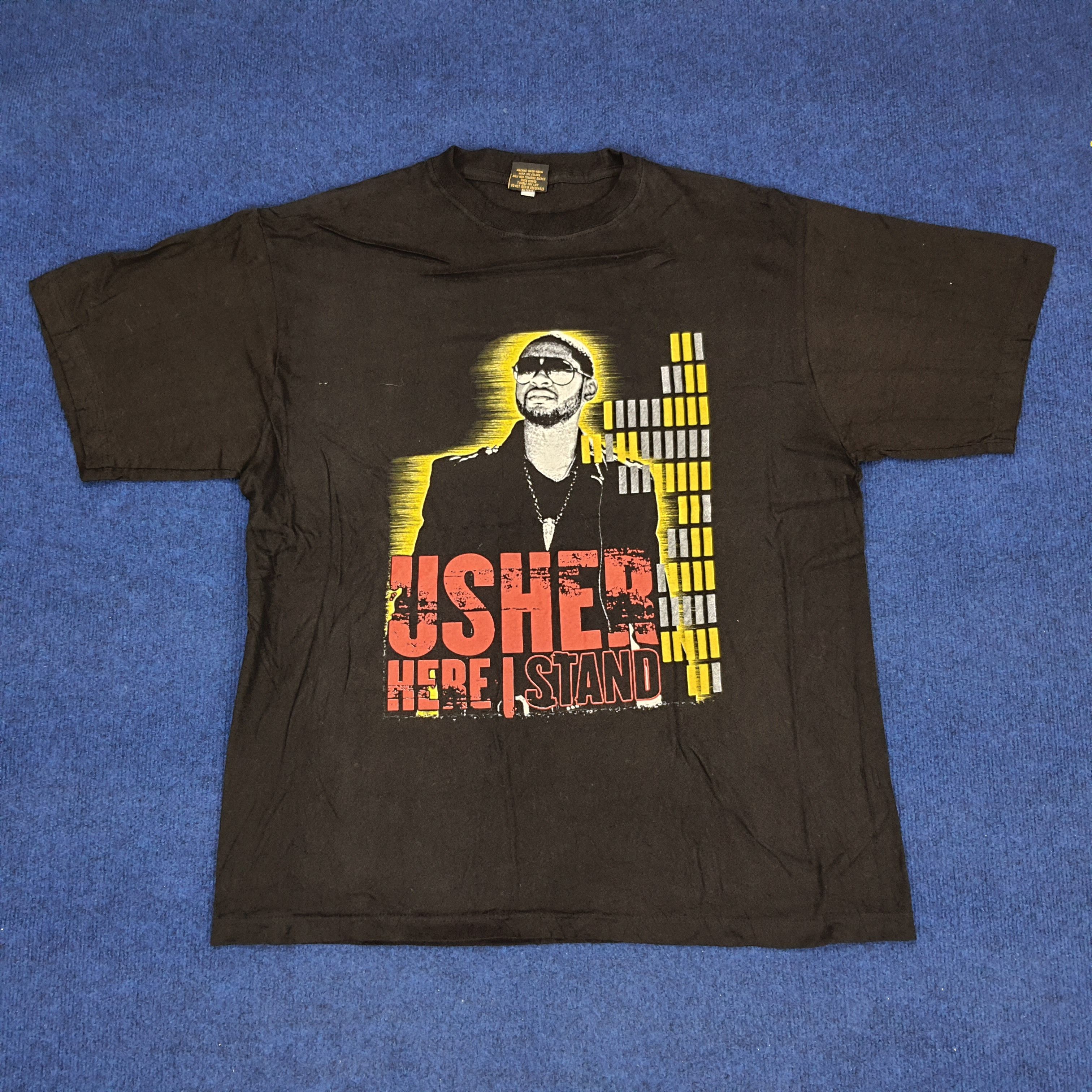 Vintage Usher Here I Stand Photo Tee