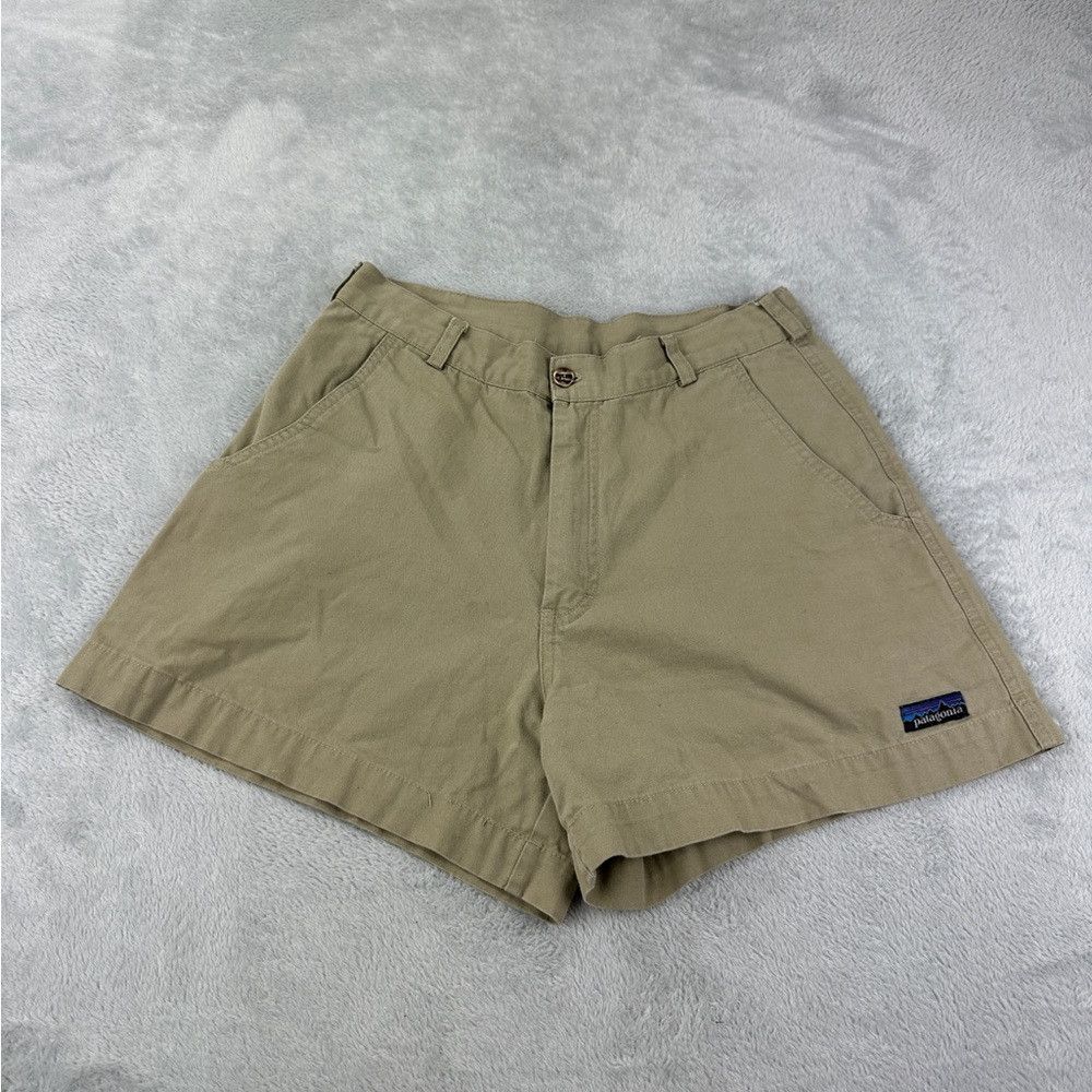 Patagonia Patagonia Tan High Waist Shorts Women’s Size 30 US (Runs li Size 30" / US 8 / IT 44 - 1 Thumbnail