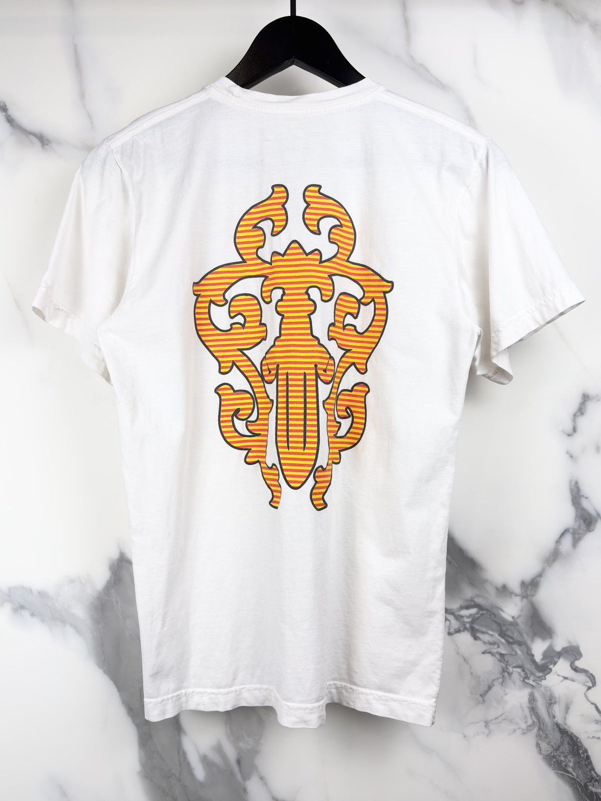 Chrome Hearts Chrome Hearts Vine Hairy Dagger Scroll Logo Pocket Tshirt Size US S / EU 44-46 / 1 - 1 Thumbnail