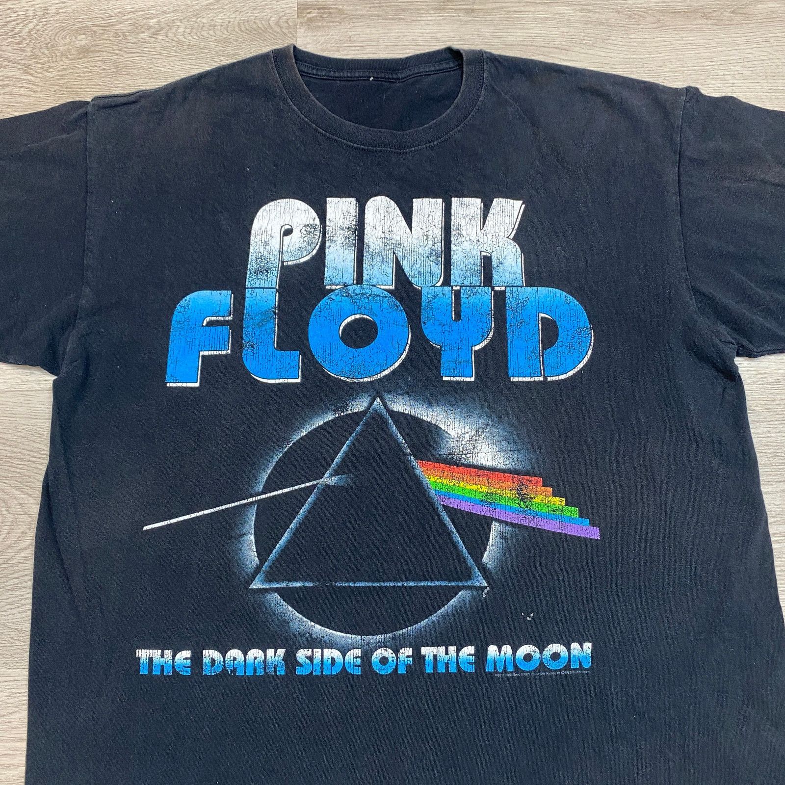 Band Tees × Pink Floyd Pink Floyd Dark Side of the Moon 2011 Print Band Shirt 2XL Size US XXL / EU 58 / 5 - 2 Thumbnail