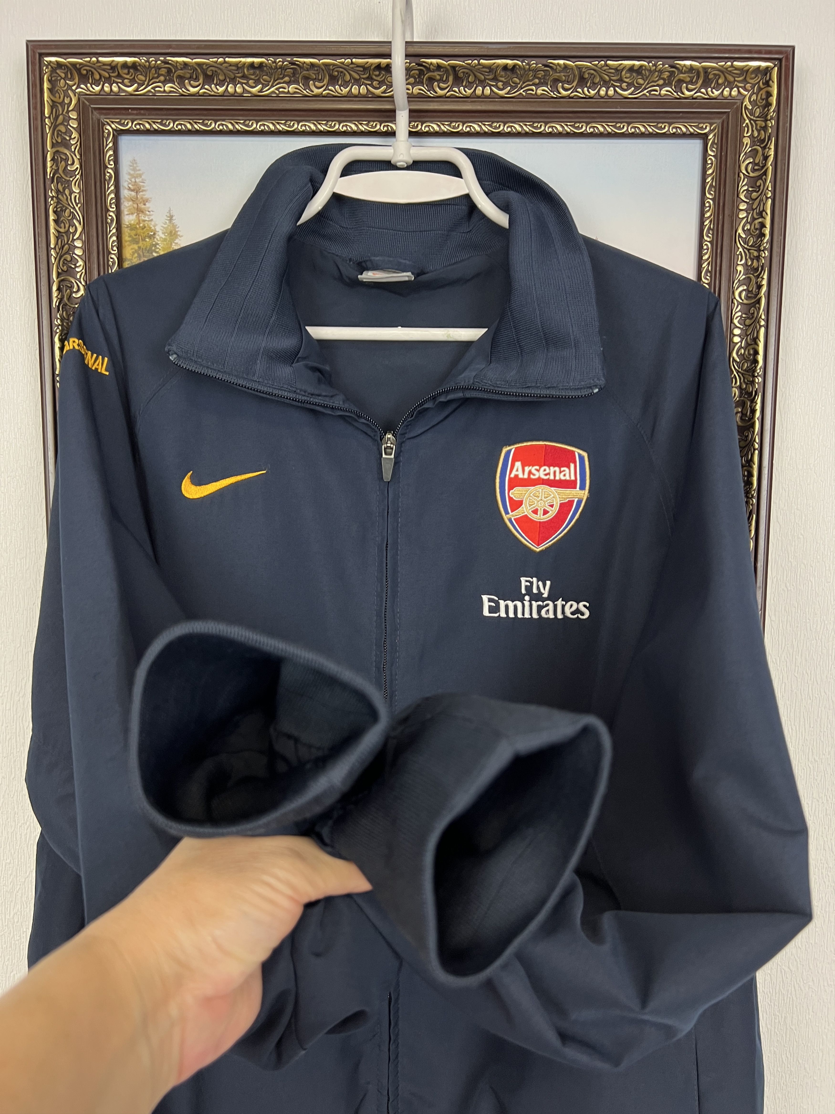 Nike Vintage Nike Arsenal Football Jacket Soccer Track Top Size US L / EU 52-54 / 3 - 6 Thumbnail