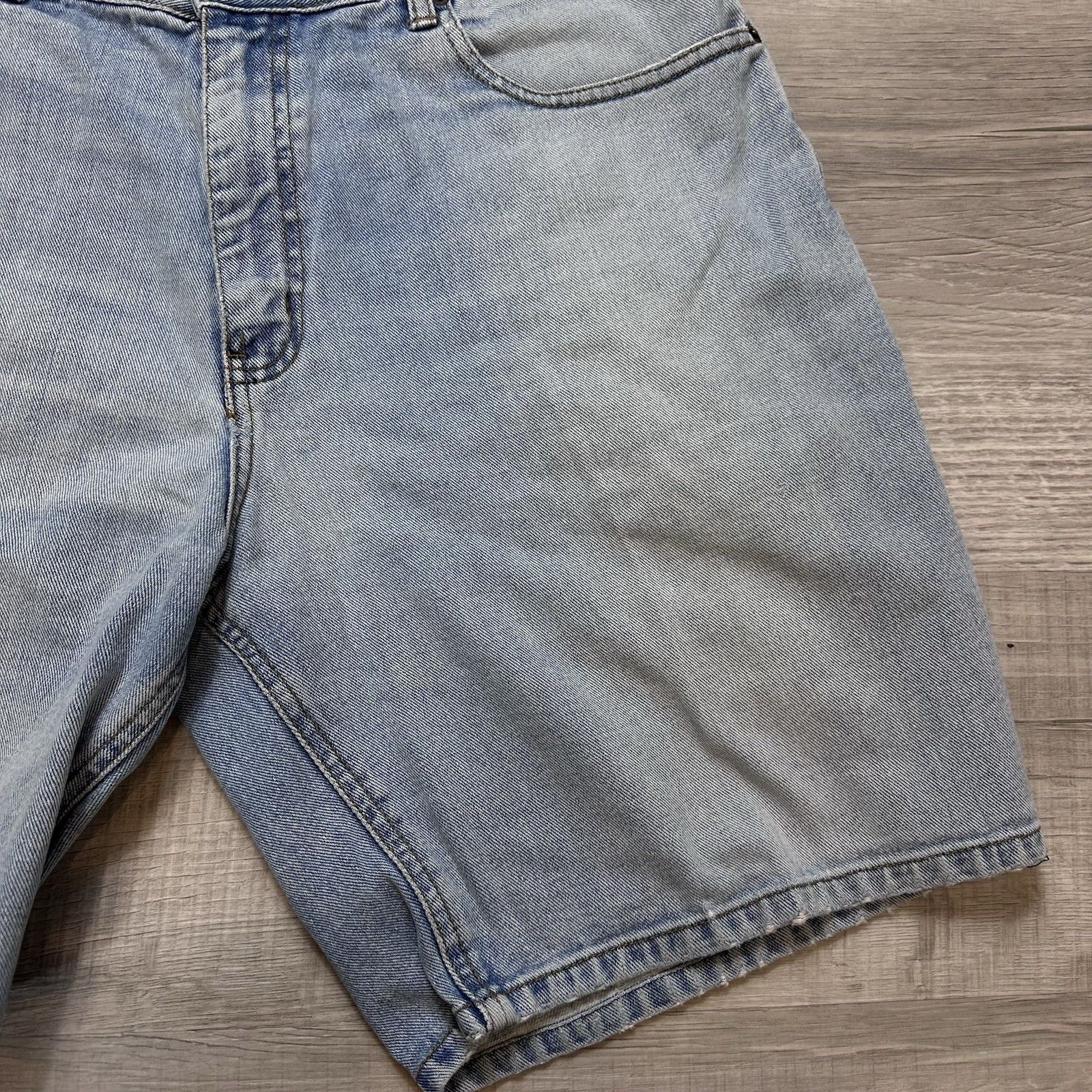Vintage Vintage 90s American Outpost Jean Denim Shorts Jorts Sz 36 Size US 36 / EU 52 - 3 Thumbnail
