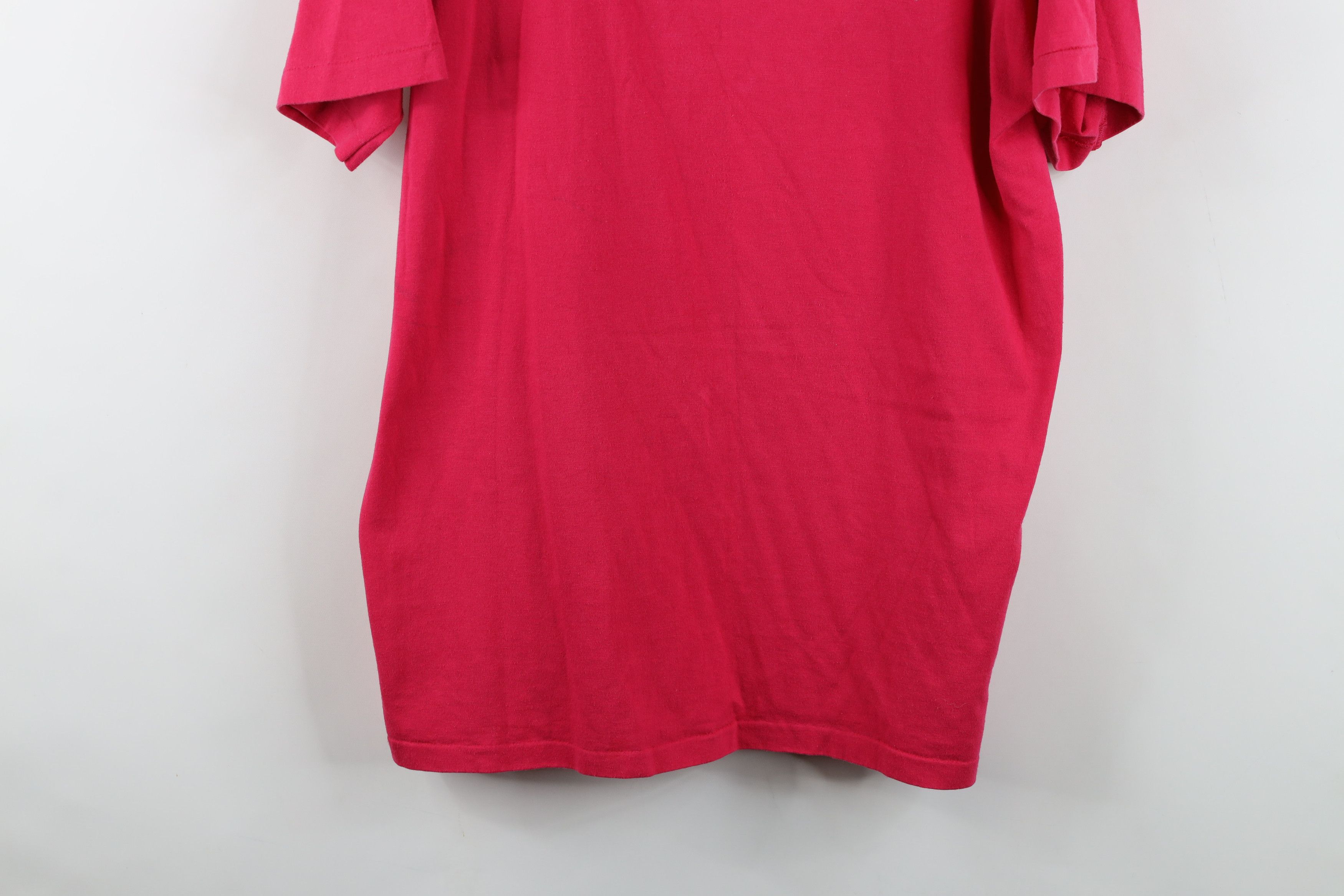 Vintage Vintage 90s Hogs Breath Saloon Short Sleeve T-Shirt Pink USA Size US XL / EU 56 / 4 - 3 Thumbnail