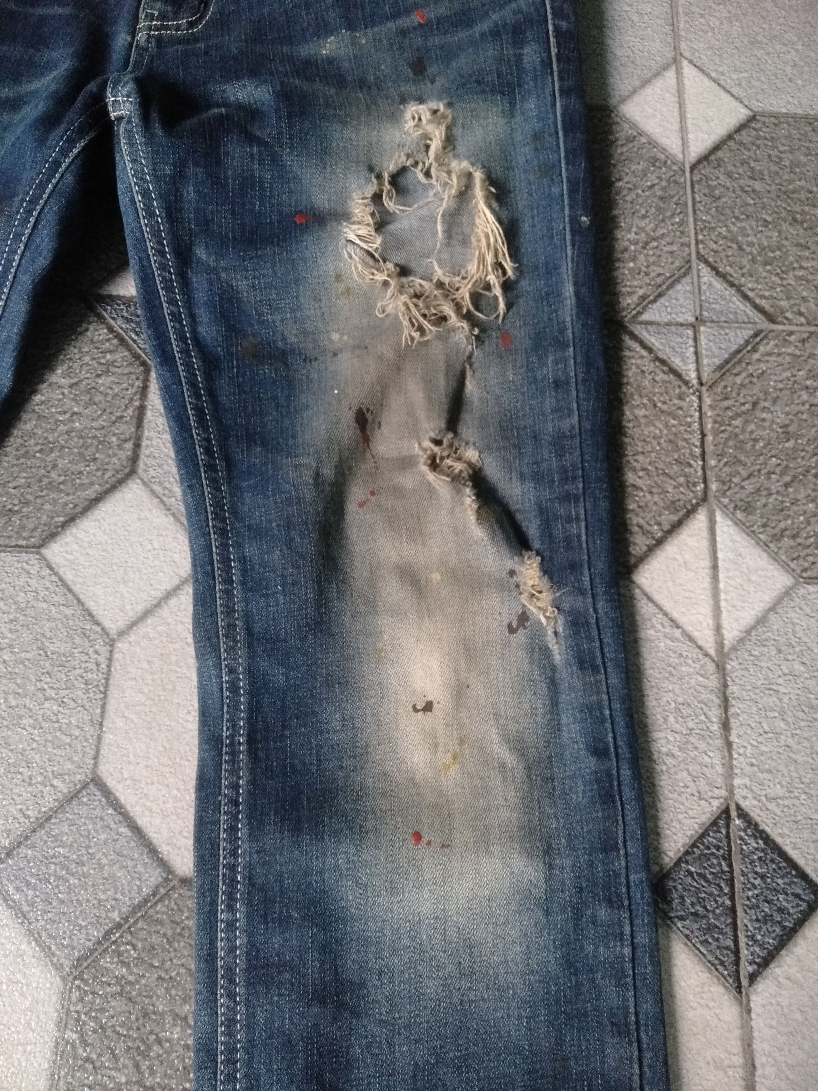 Hysteric Glamour × If Six Was Nine THE STORYI &&& DISTRESSED PAINTED DENIM Size US 33 - 6 Thumbnail