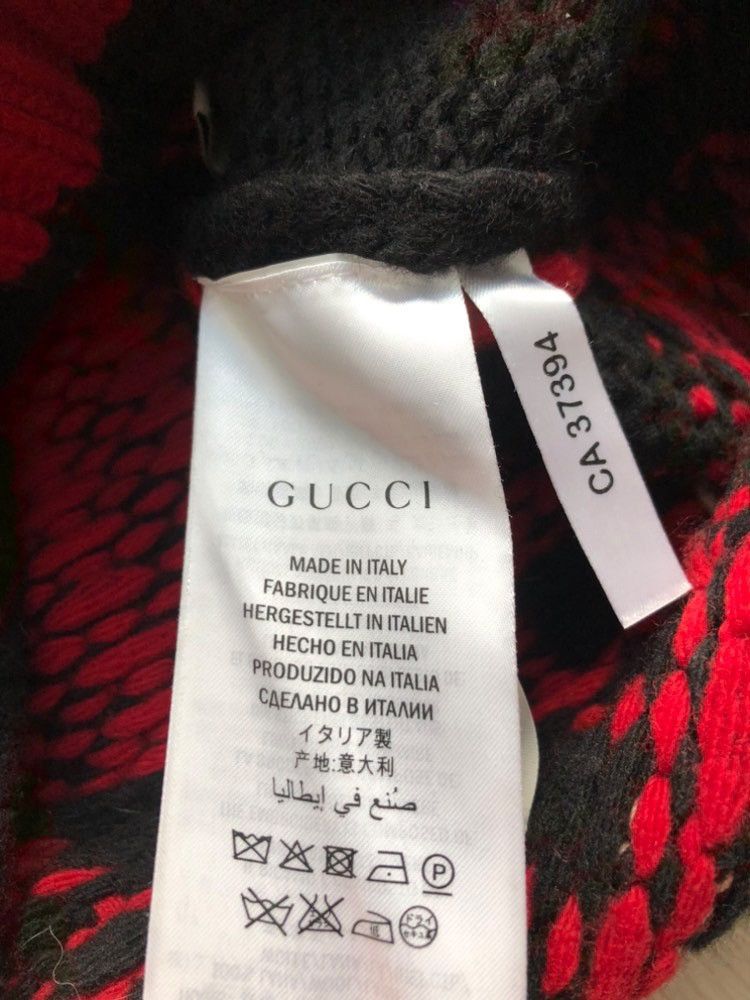 Gucci Wool Intarsia Plaid Sweater Size US M / EU 48-50 / 2 - 4 Thumbnail