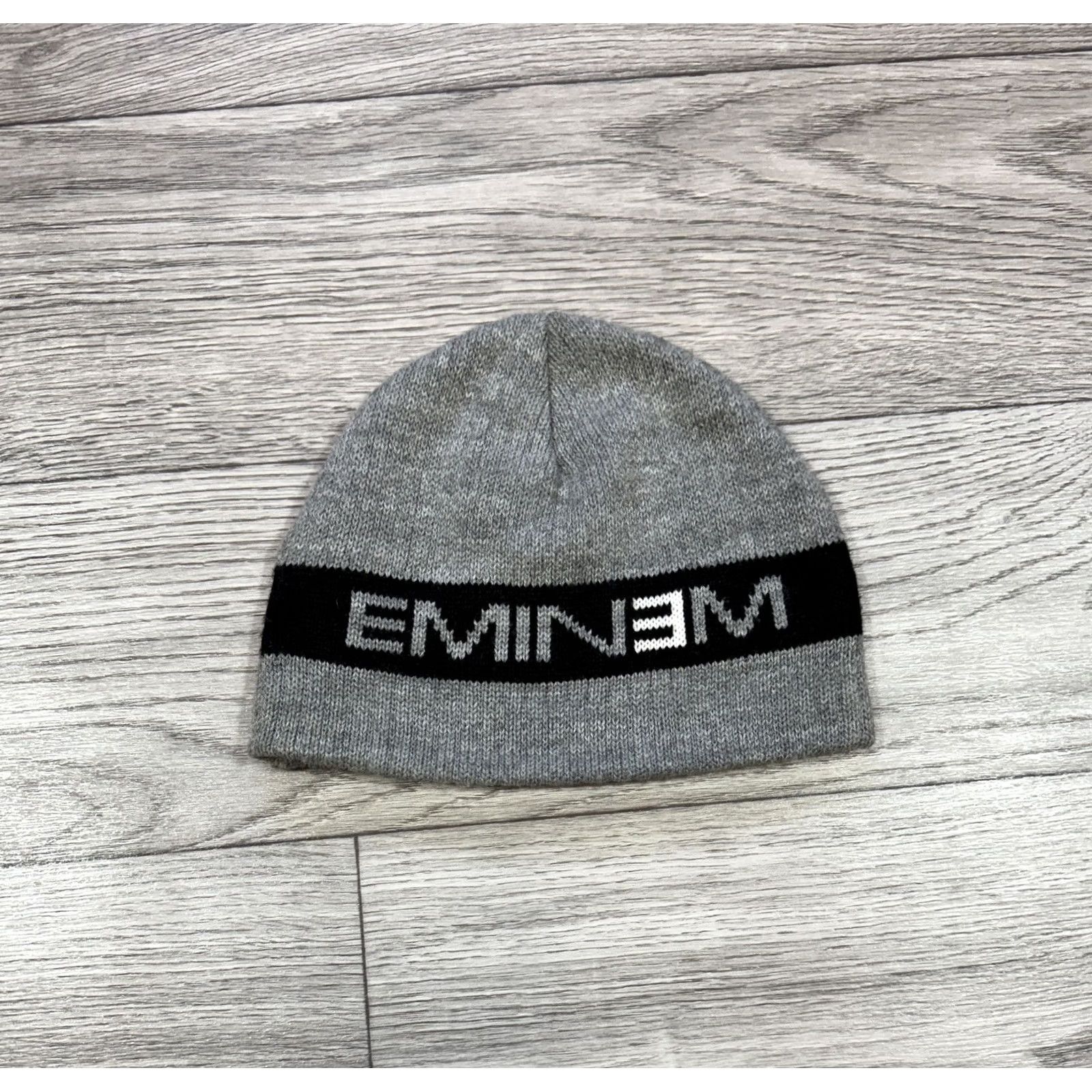 Vintage VINTAGE Bio Domes Beanie Gray Hat Cap Eminem Hip Hop 2002 Y2K Mens One Size Size ONE SIZE - 2 Thumbnail