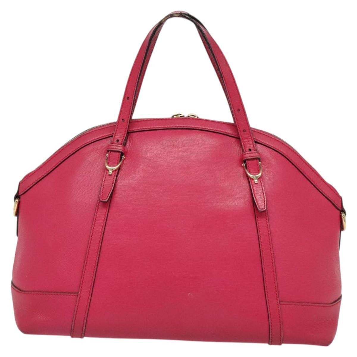Gucci GUCCI Hand Bag Leather Pink Gold Size ONE SIZE - 2 Thumbnail